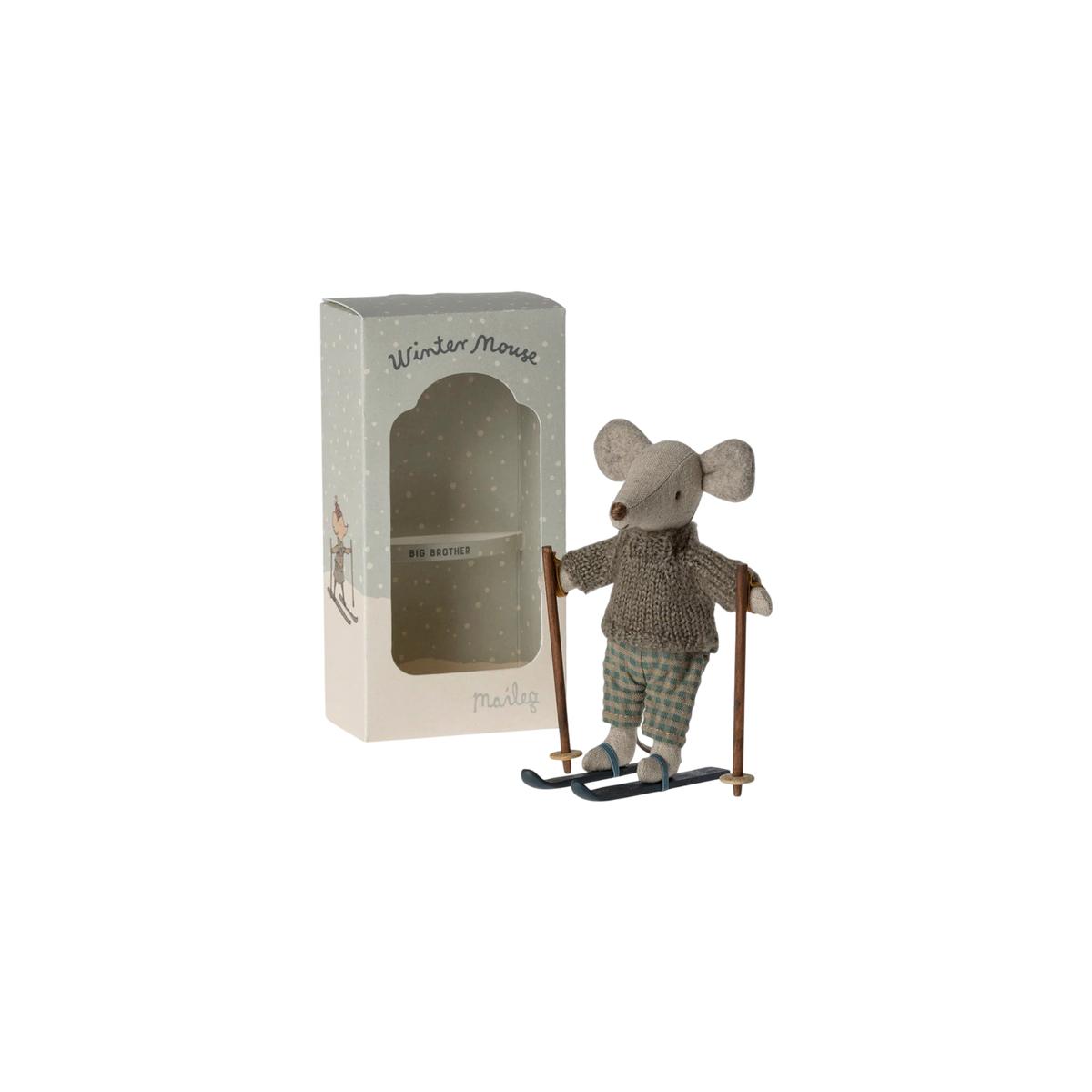 Maileg Wintermaus Mit Ski Grosser Bruder