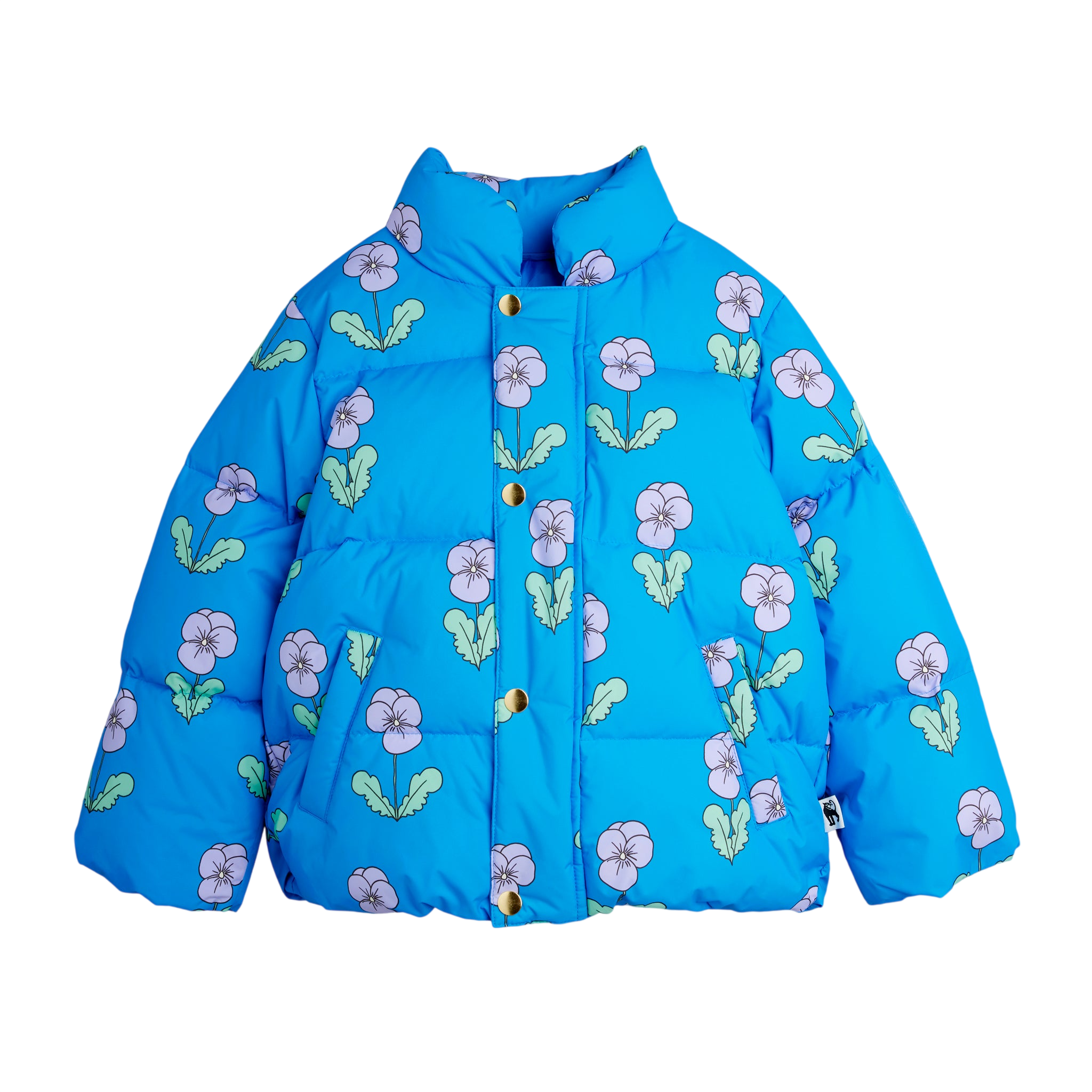 Violas AOP City Puffer Jacket - Limited Stock - Blue / Violas AOP City Puffer - Limited Stock - Blue
