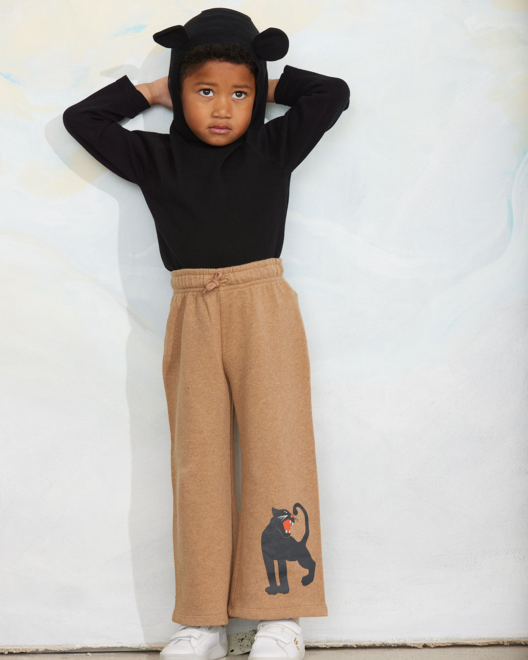 Mouse Ear Hoodie (Limited Stock) Black / Mouse Ear Fine-Knit Sweater (Limited Stock) Black
