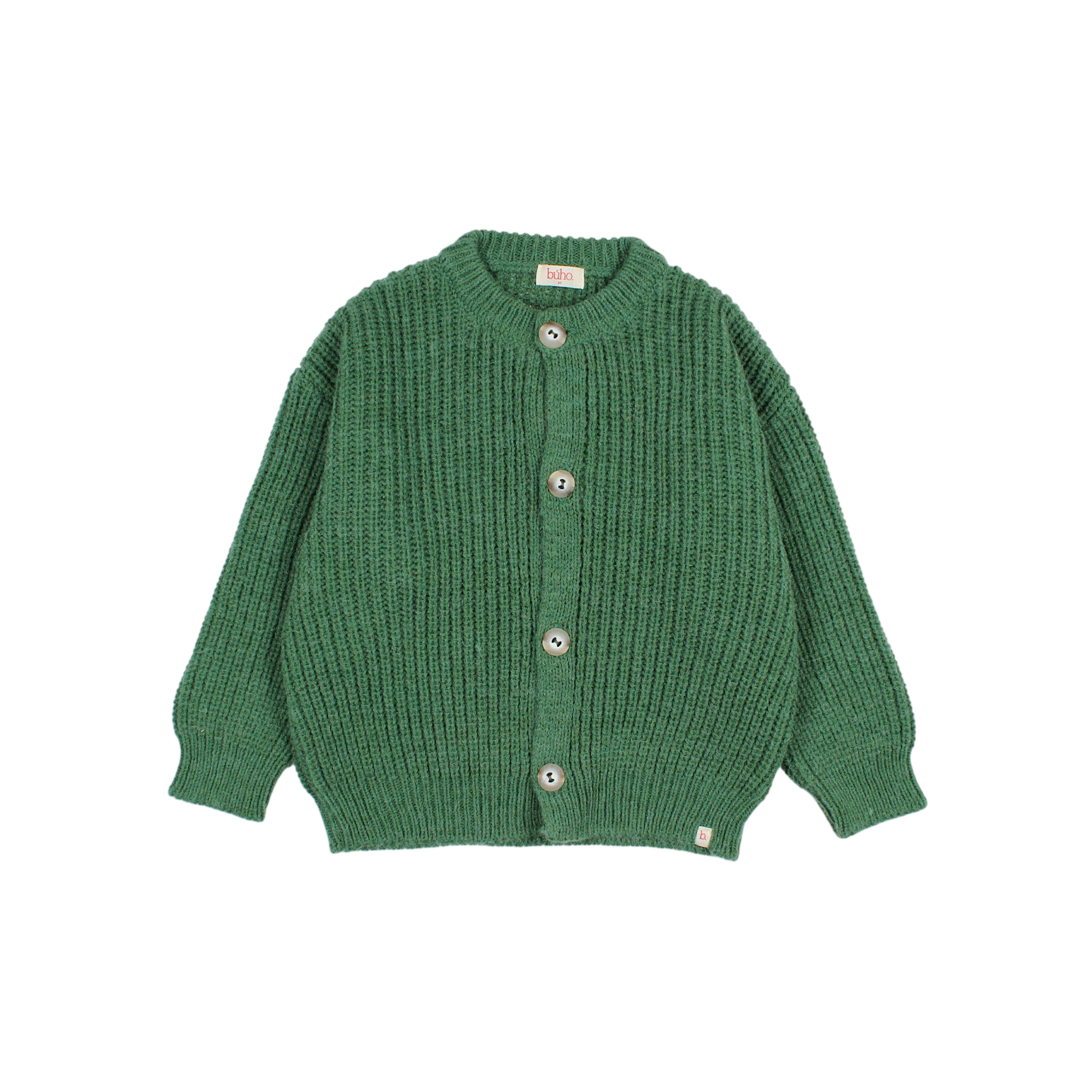 Cardigan vert forêt