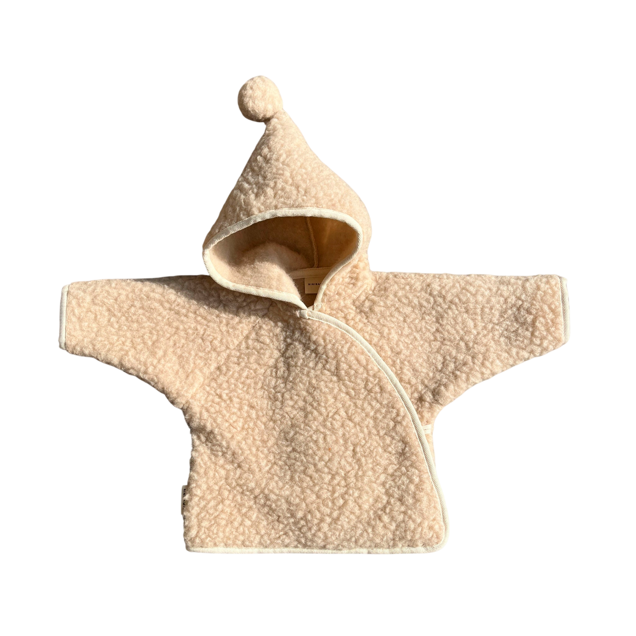 Binibamba Jacke Merino Snuggle Peanut