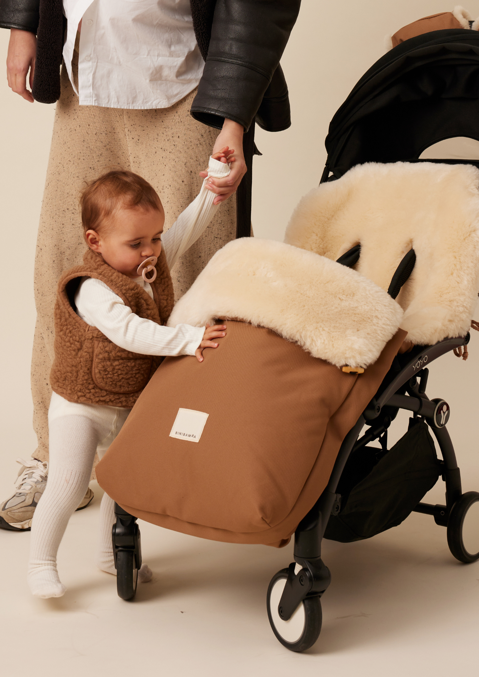 Binibamba Lambskin Footmuff for the Bruno Stroller