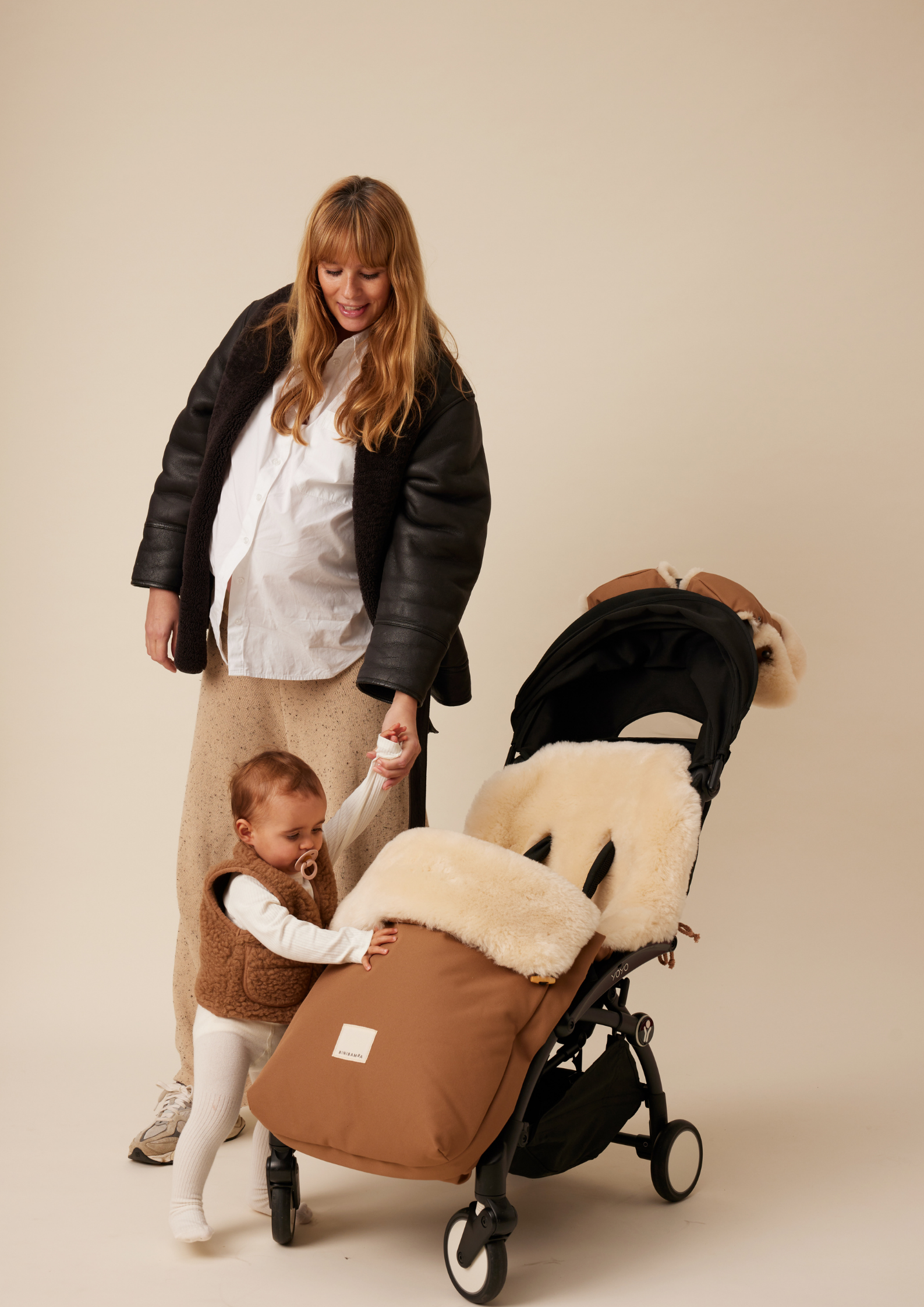 Binibamba Lambskin Footmuff for the Bruno Stroller