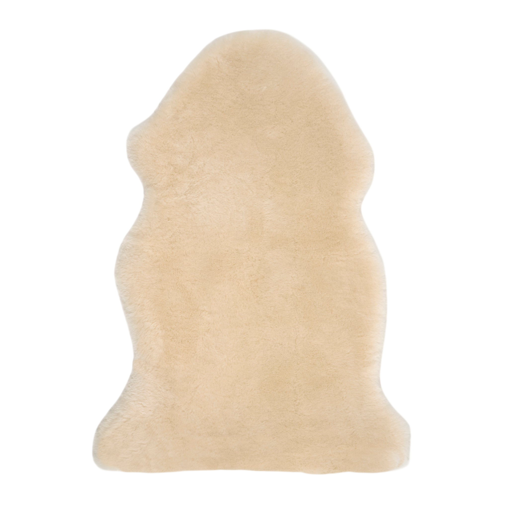 Binibamba Lammfell Baby-Spieldecke Milk