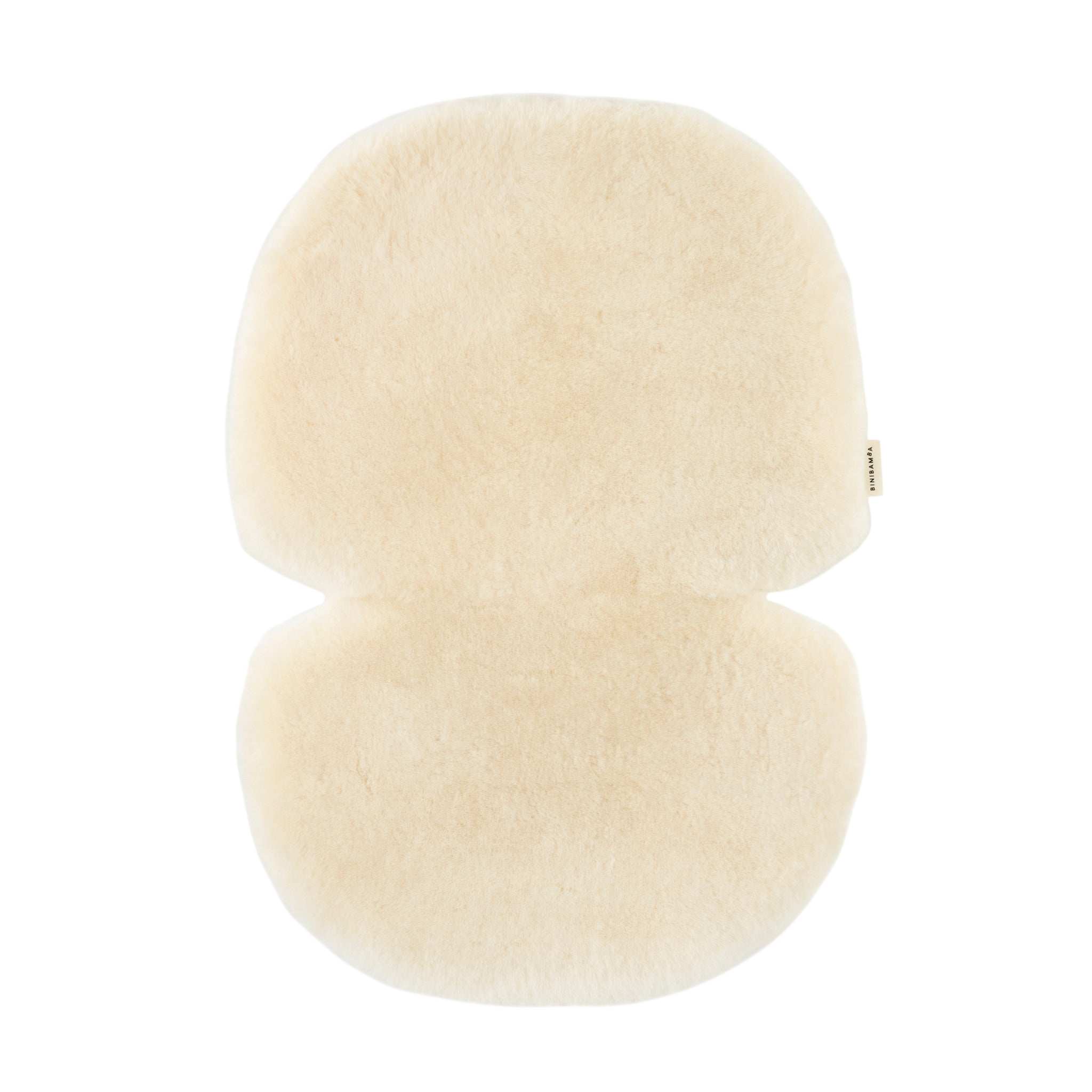 Binibamba Lambskin Seat Cover, Fixed Milk