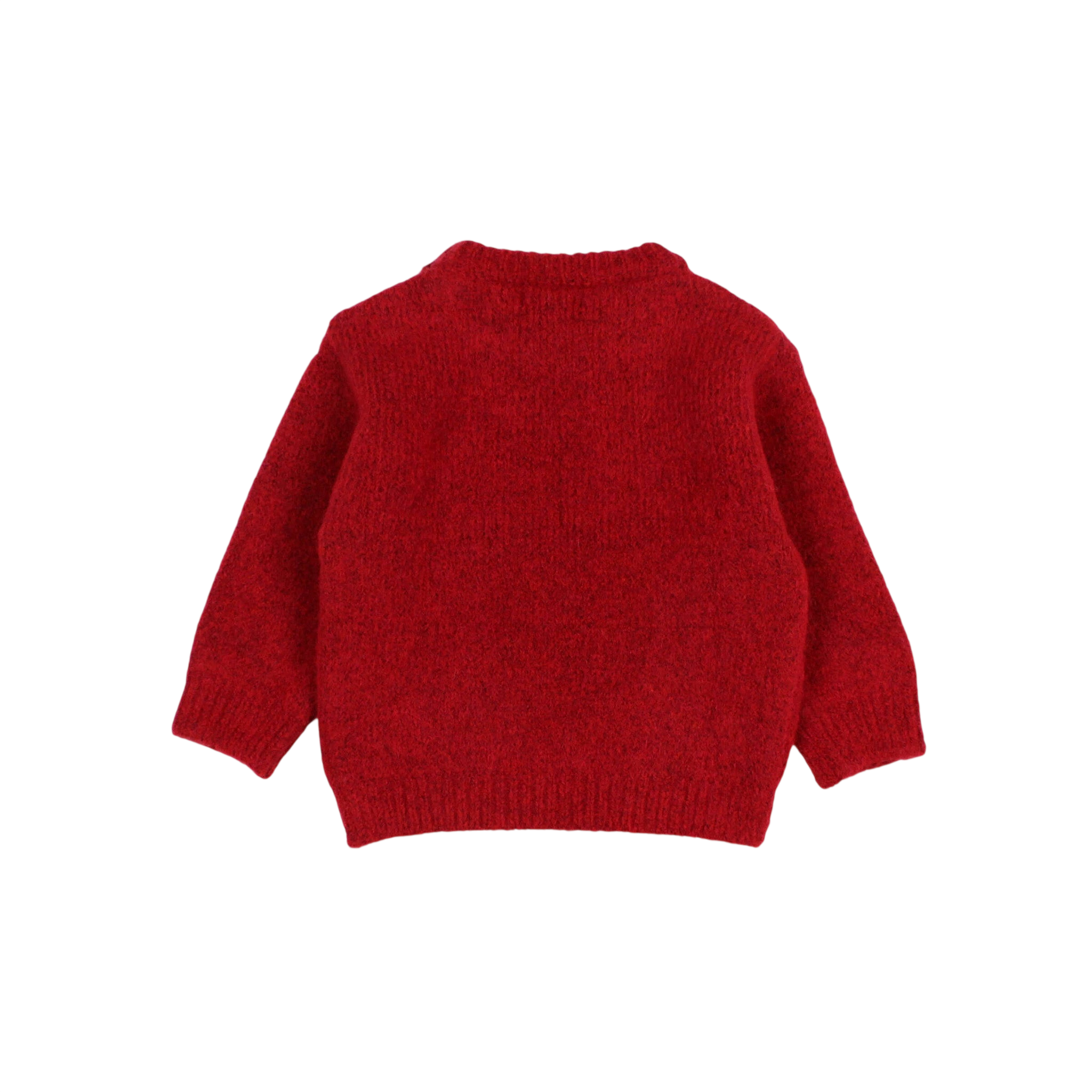 Baby Pullover Basic Cherry