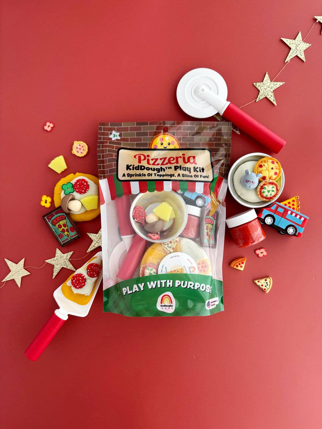 Kit de jeu « KidDough Pizzeria »