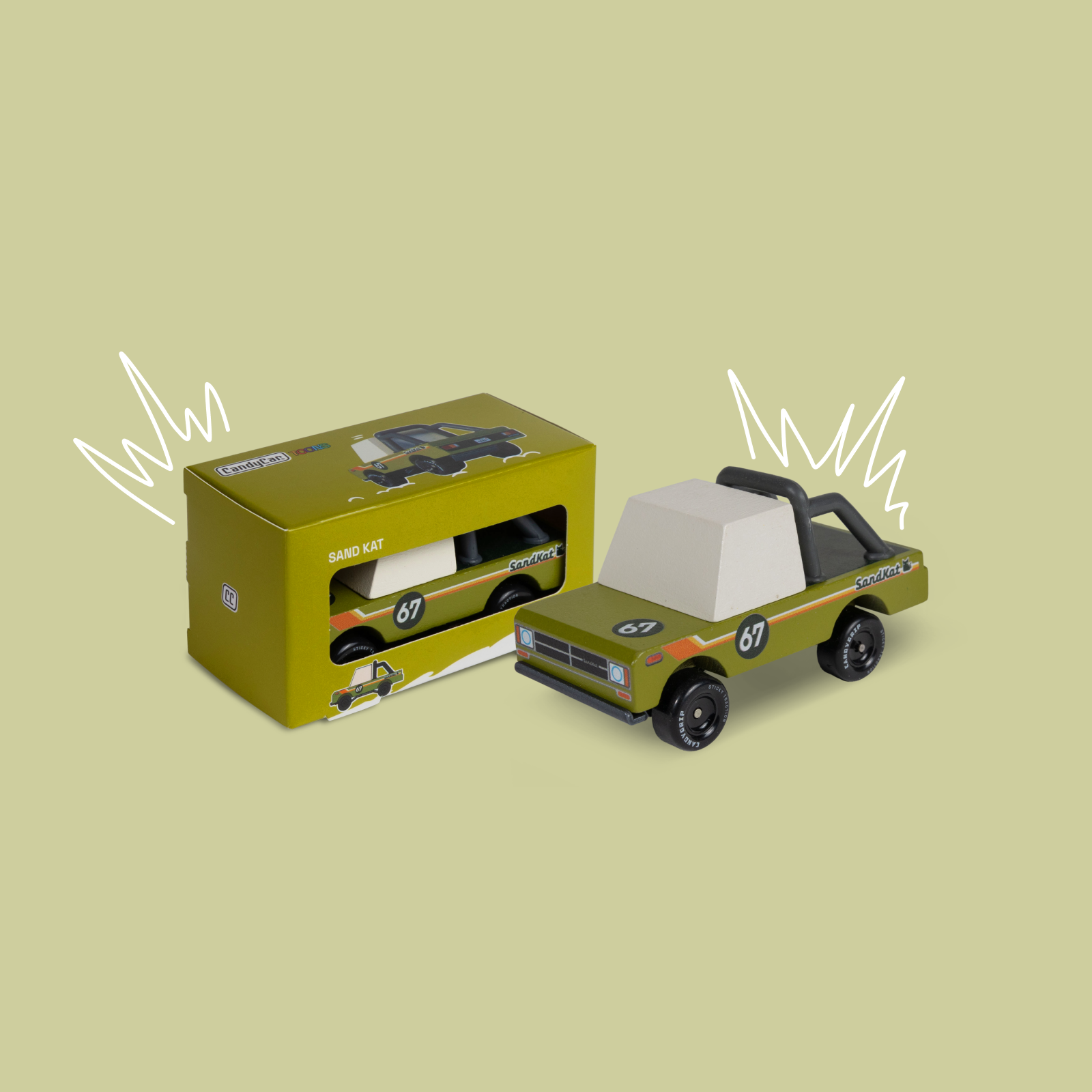 Candylab Toys Pickup Sandkat TOONS™