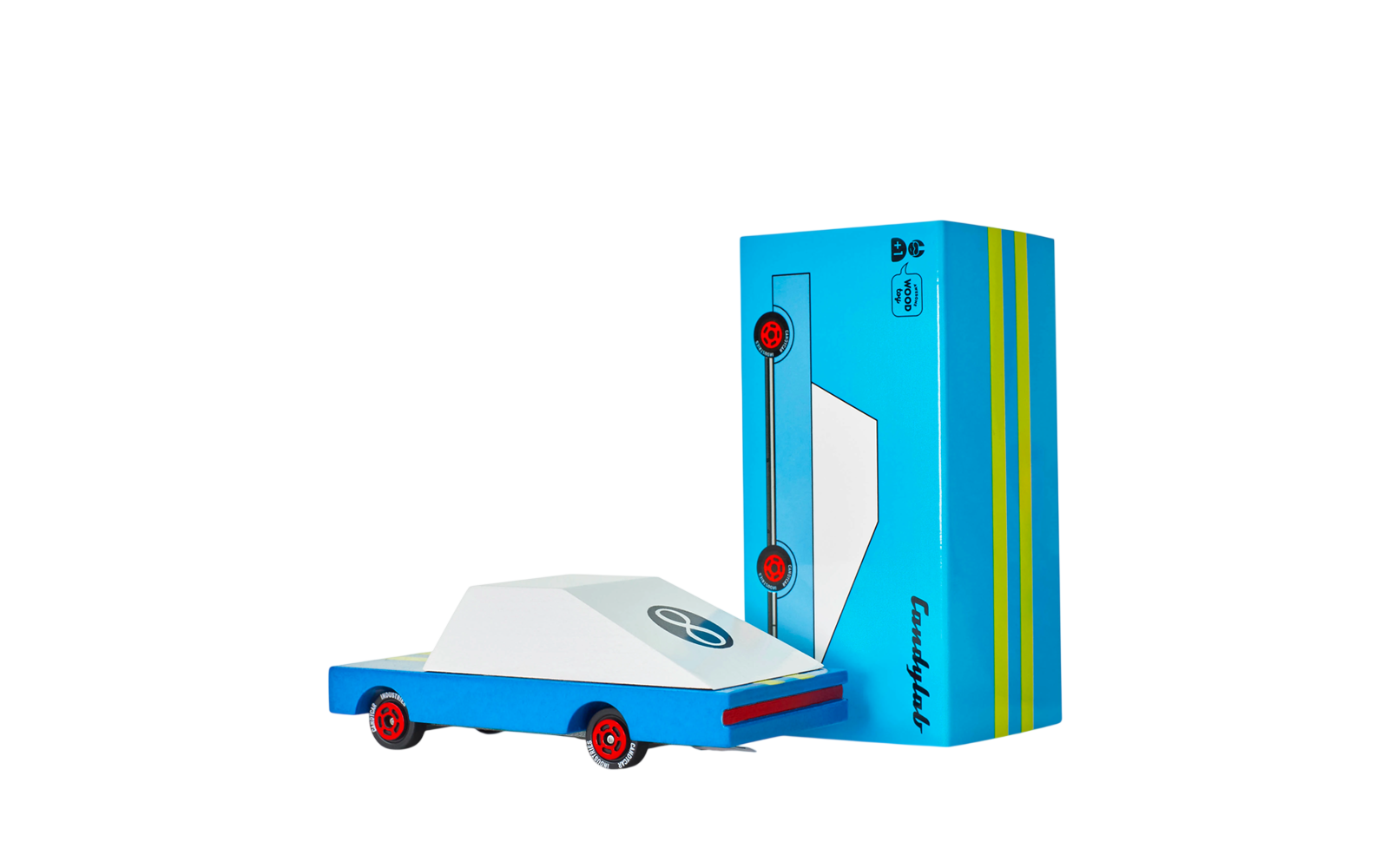 Candylab Toys Blauer Rennfahrer #8