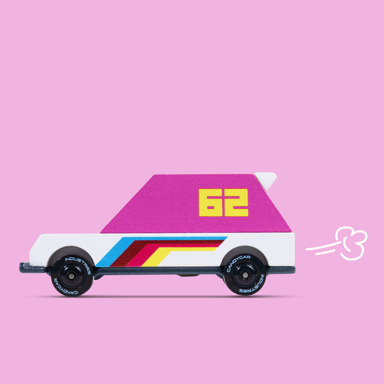 Candylab Toys Pink Racer 62 TOONS™