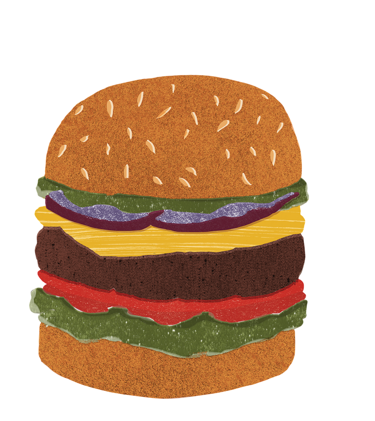 Klappkarte Hamburger