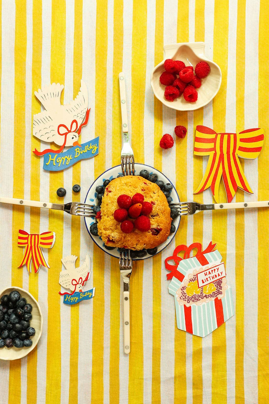 Klappkarte Vogel Happy Birthday