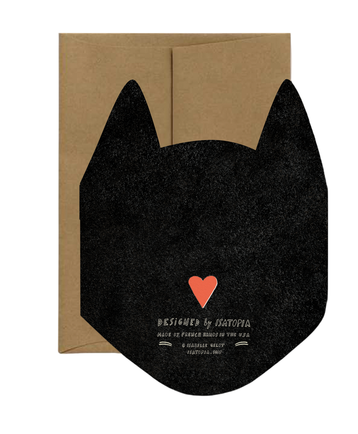 Klappkarte Black Cat Blink