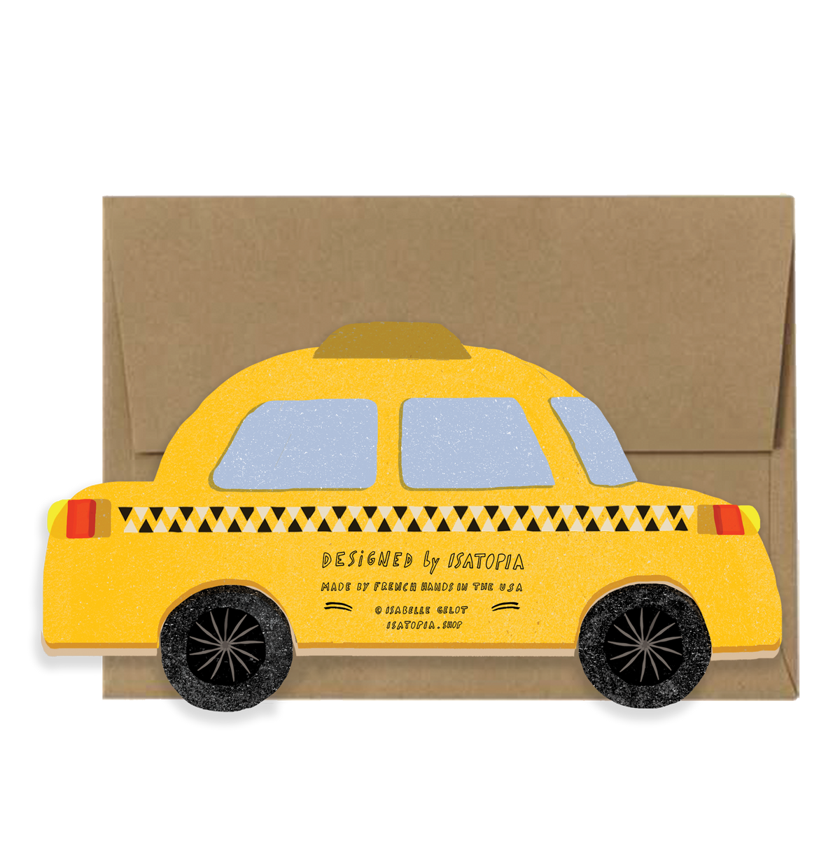 Fold-out Card: Yellow Taxi