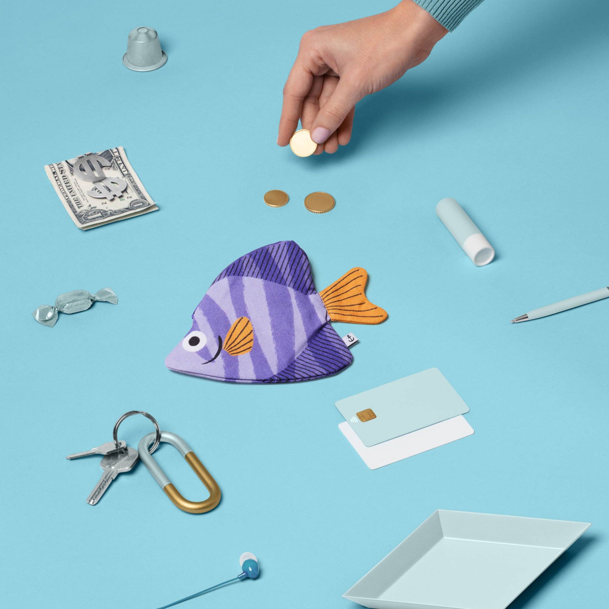 Don Fisher Étui Moonyfish lilas
