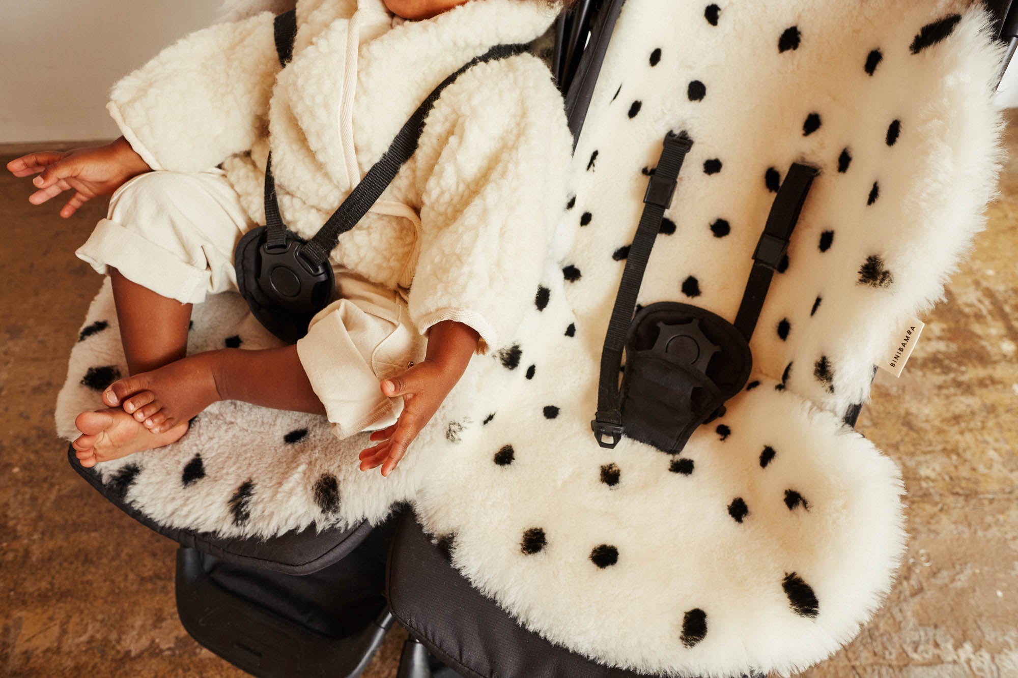 Binibamba Jacke Merino Snuggle Milk