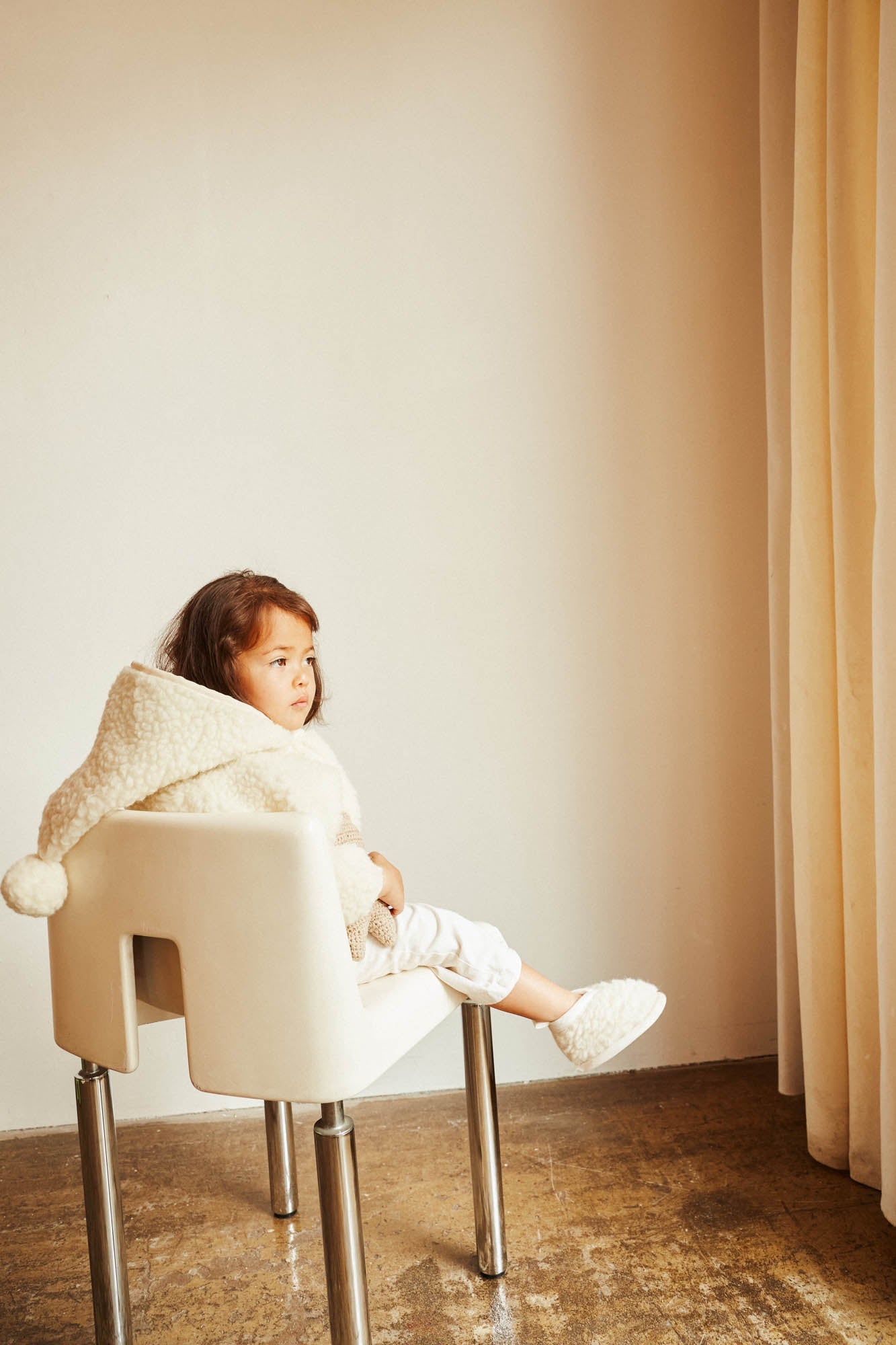 Binibamba Jacke Merino Snuggle Milk