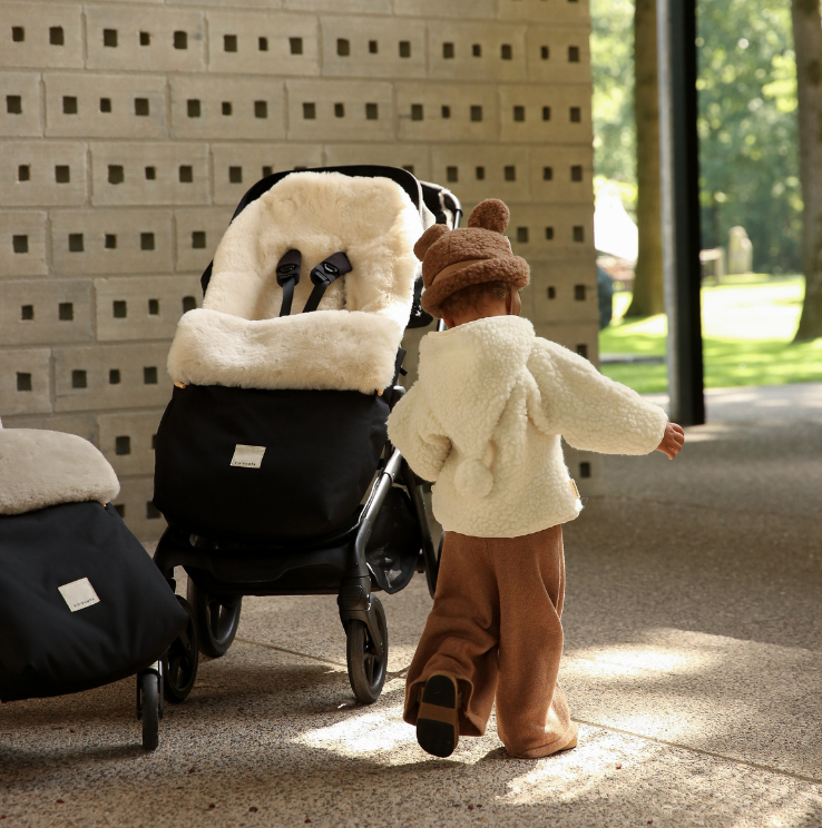 Binibamba Jacke Merino Snuggle Milk