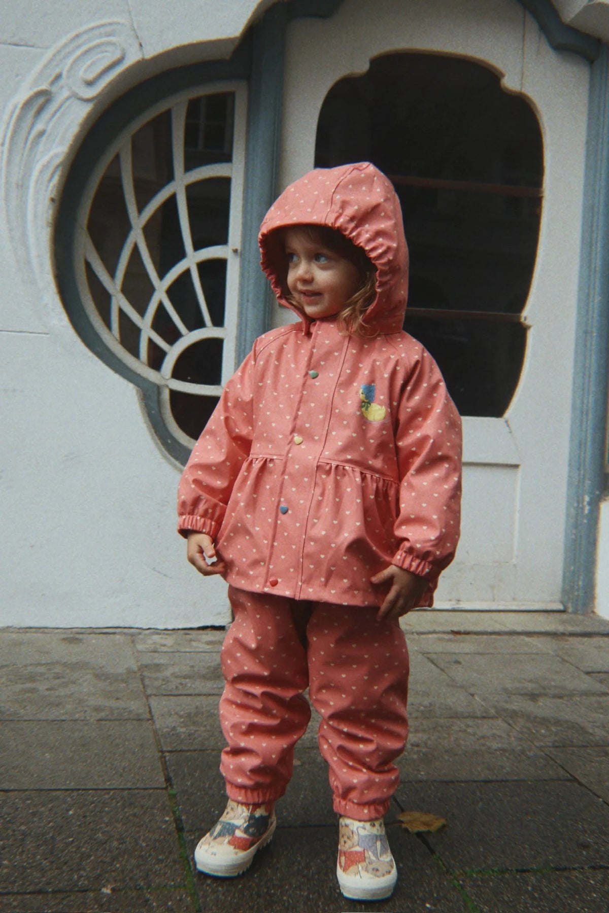 Veste imperméable Rainy Palme Duckling Coeur Feathers
