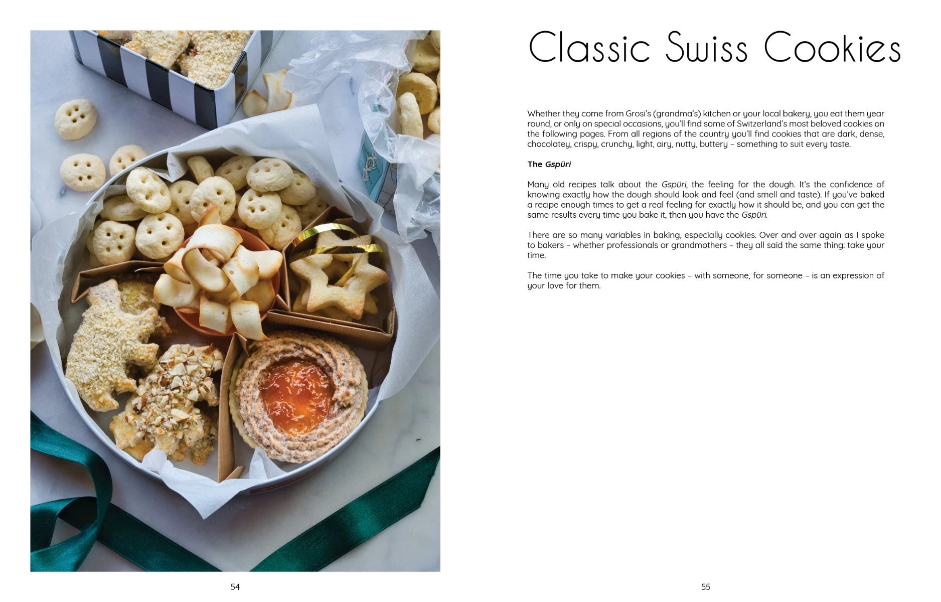 Commander des Swiss Cookies