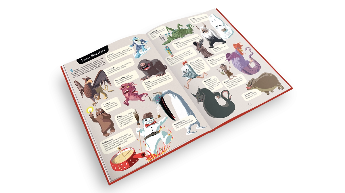 Livre : « The Monster Book of Switzerland »