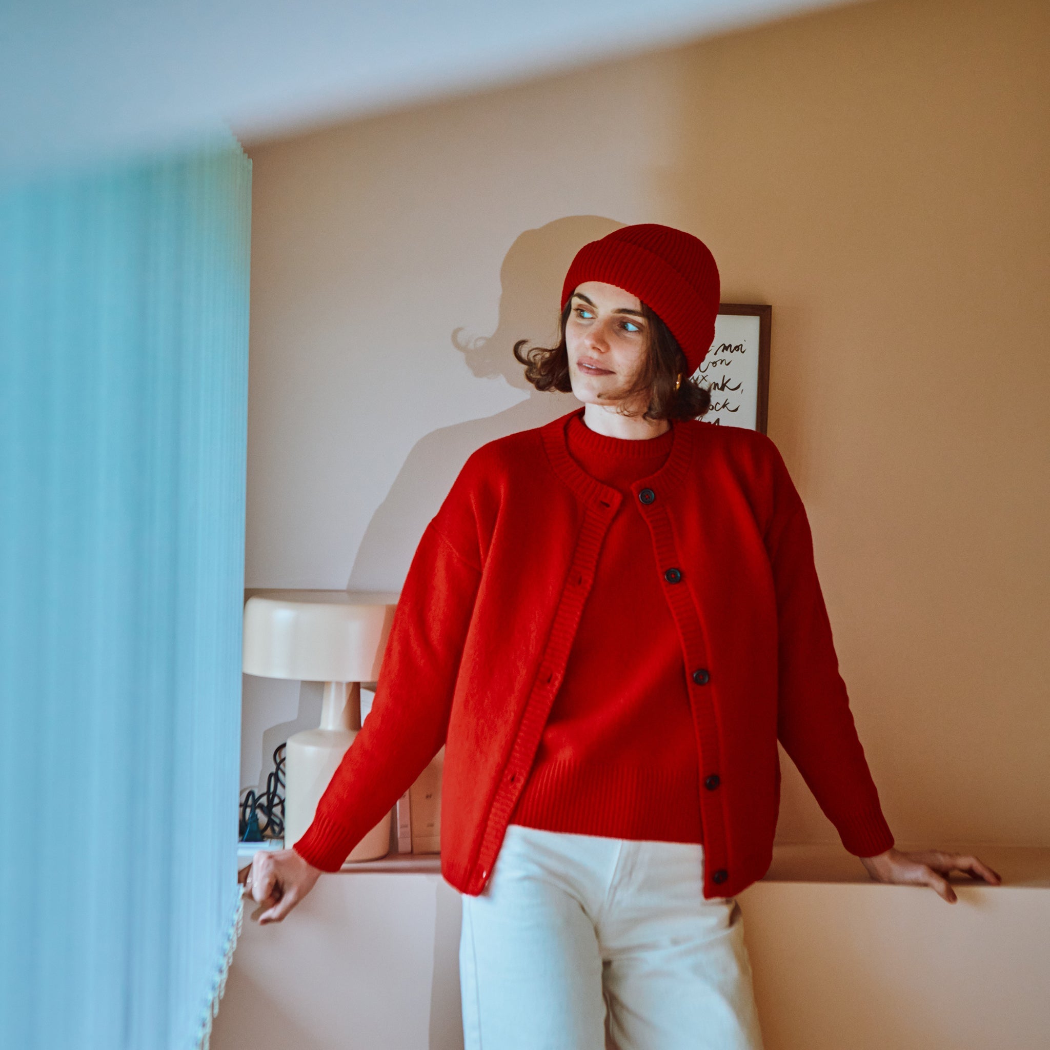 Adult Beanie Scarlett Red