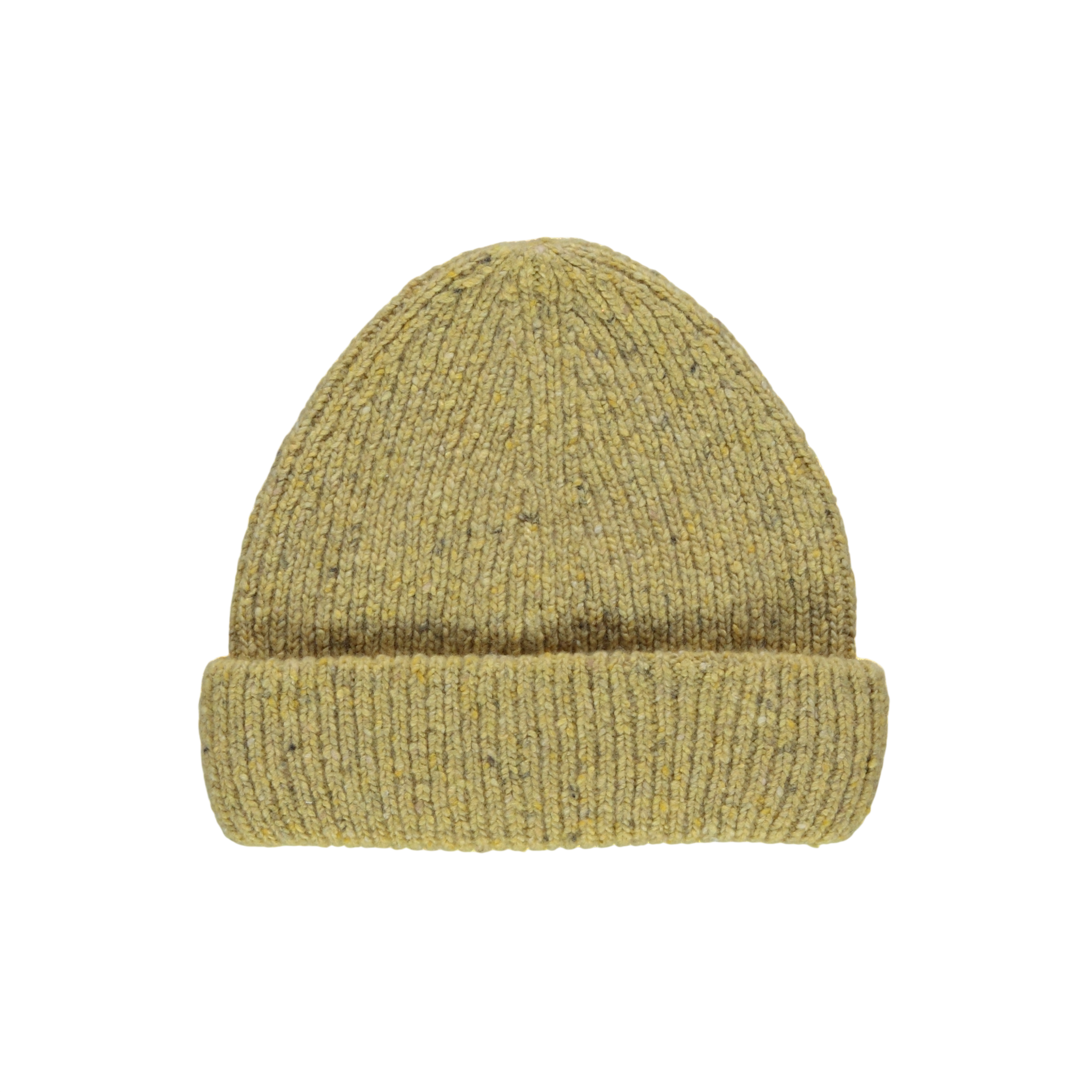 Adult Beanie, Speckled Yellow