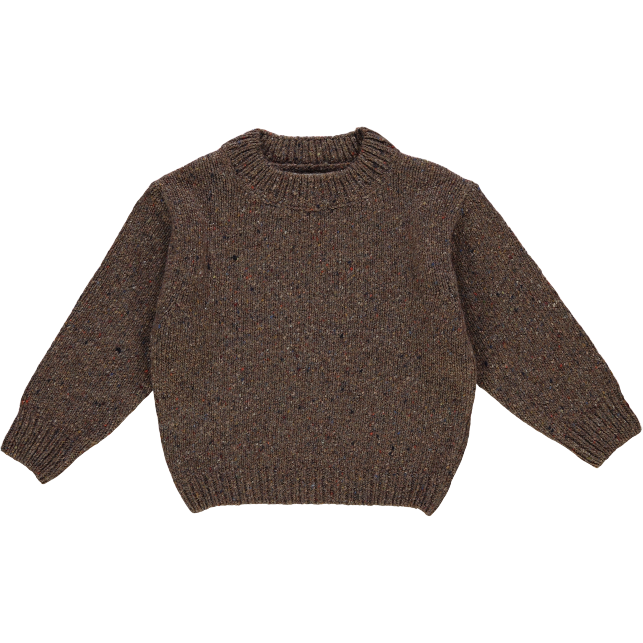 Pullover Speckled Brown