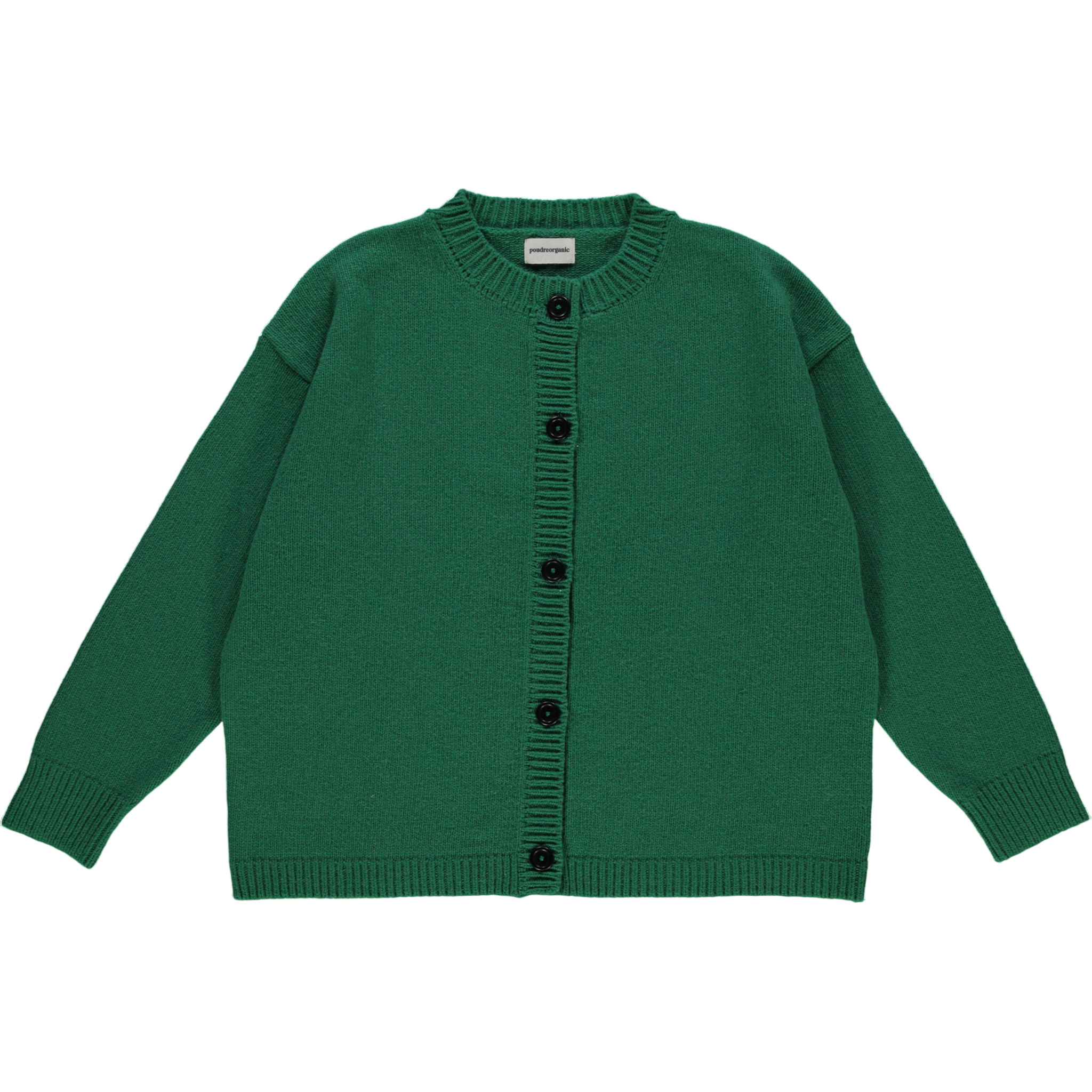Adult Strickjacke Petale Emerald Green