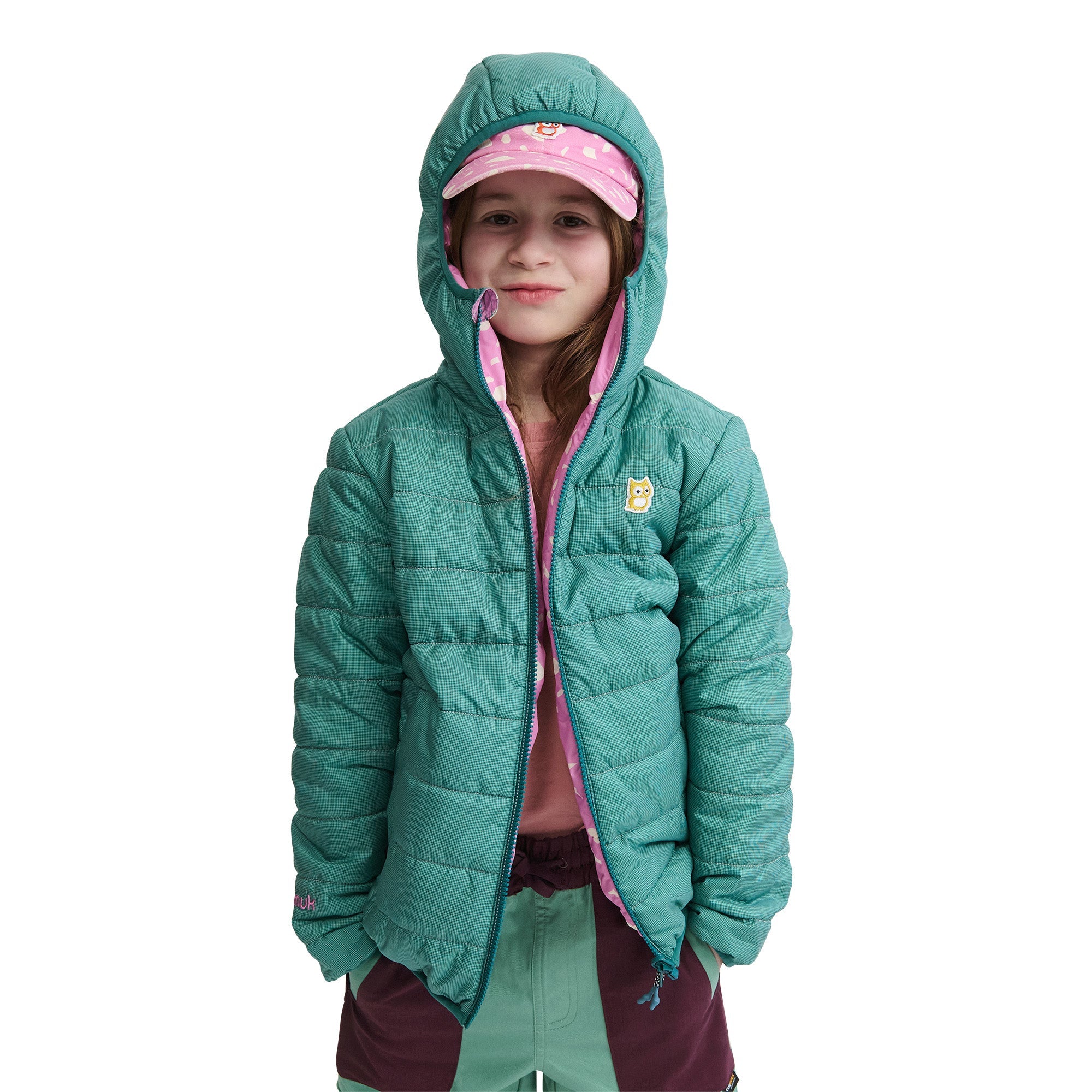Veste réversible PrimaLoft Glow Underground Jade Green / Taffy