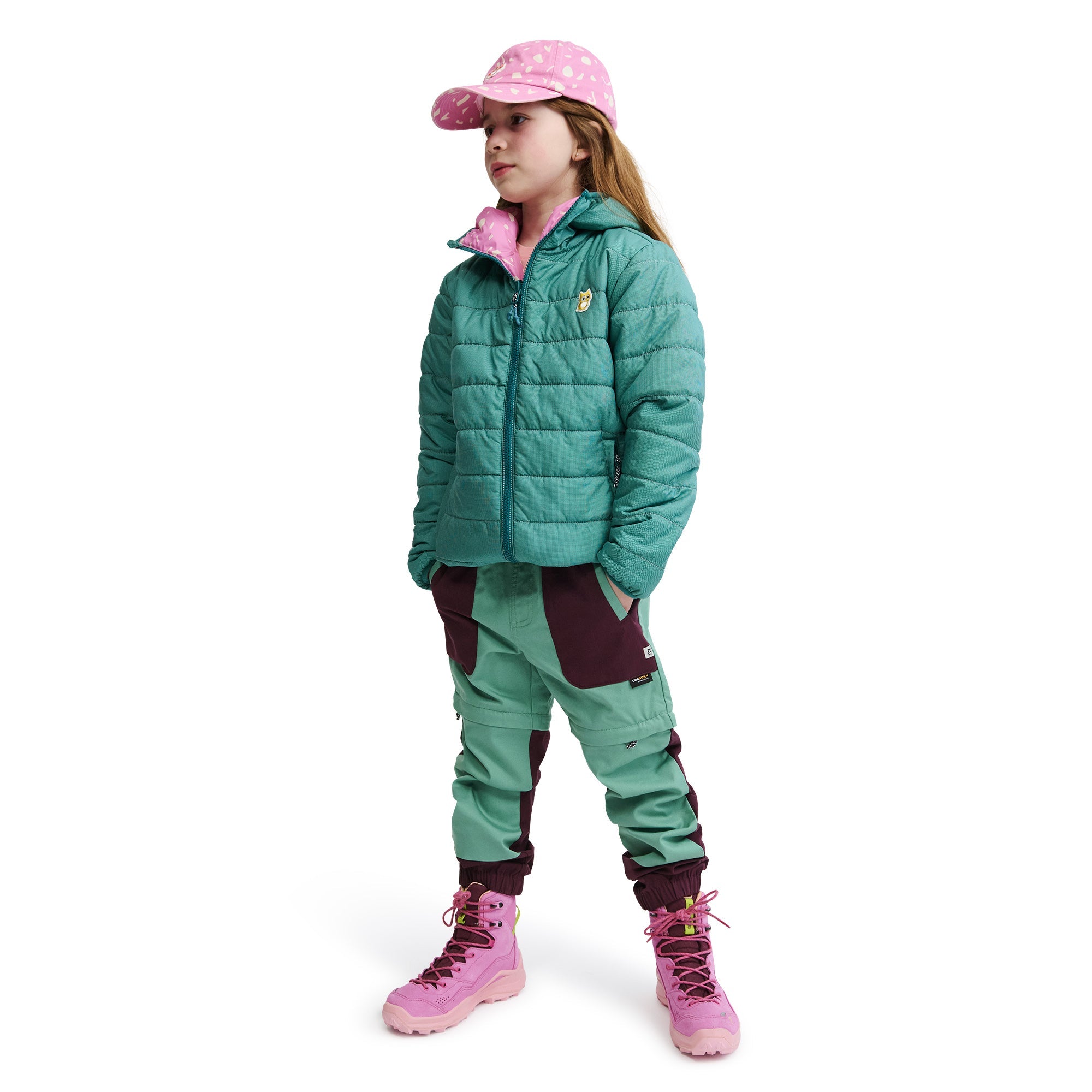 Veste réversible PrimaLoft Glow Underground Jade Green / Taffy