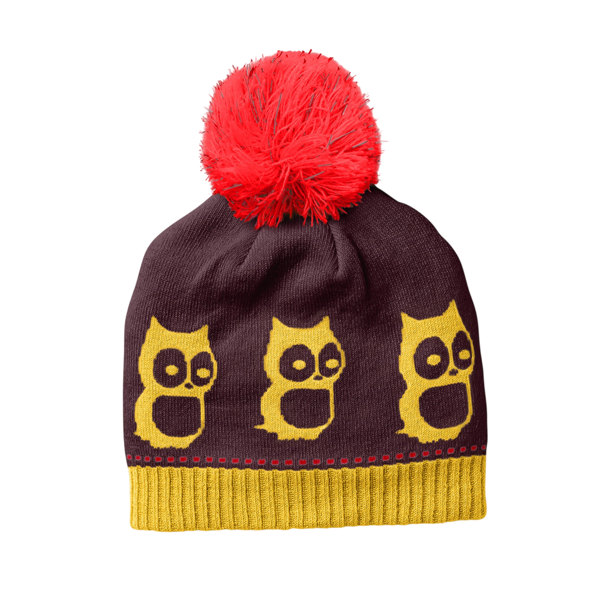 Mulberry Logo Beanie / Corporate Yellow