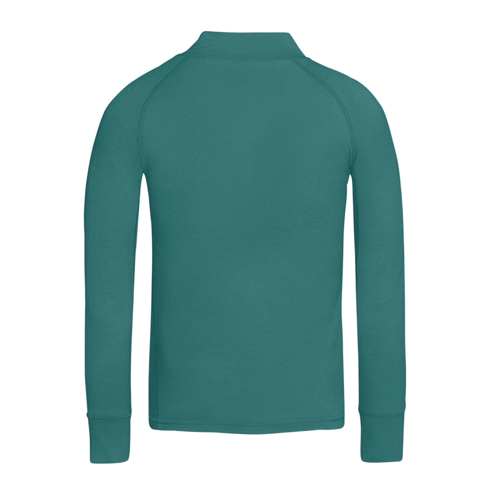 T-shirt à manches longues Honu Merino Half-Zip Rascal vert jade