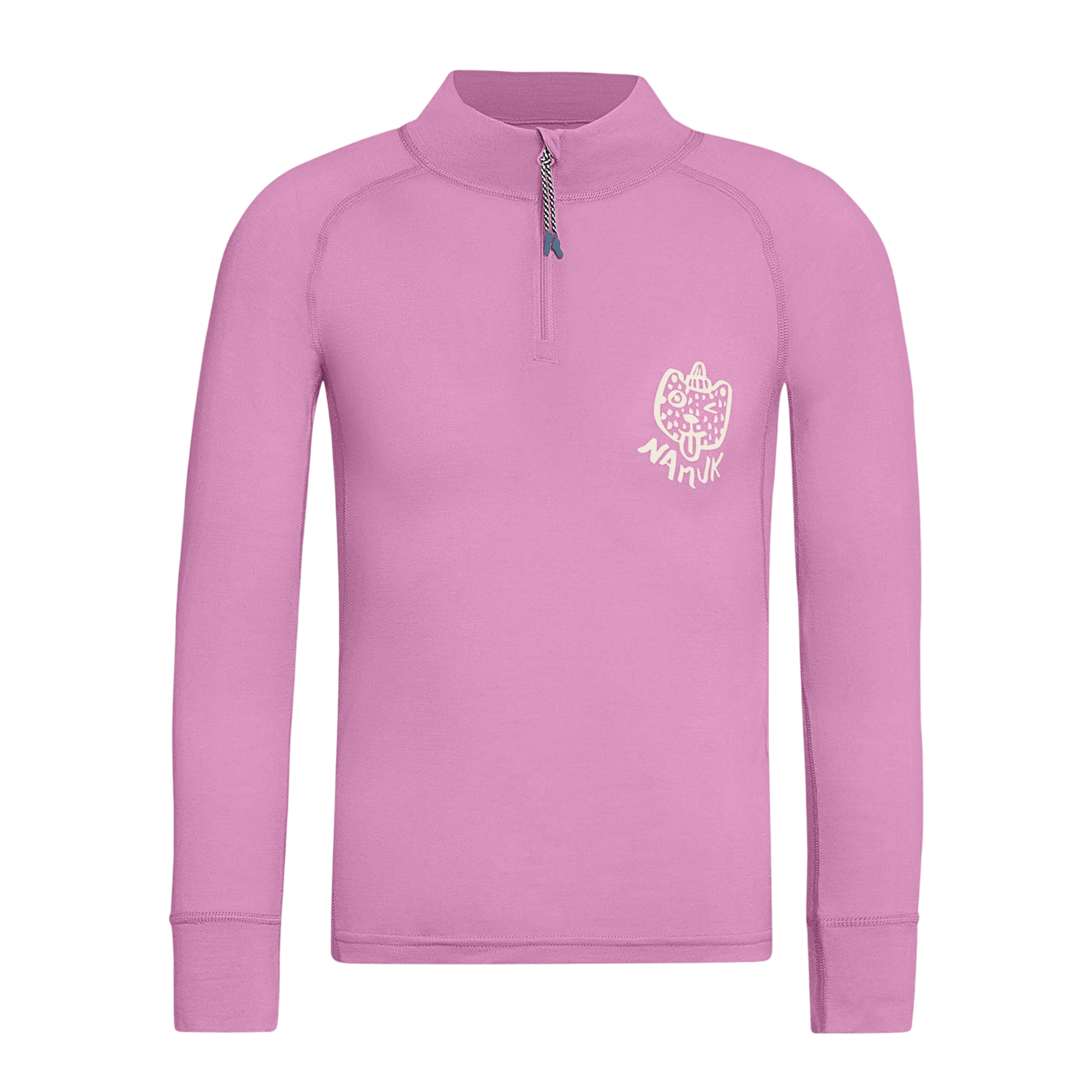 Langarmshirt Honu Merino Half-Zip Rascal Taffy