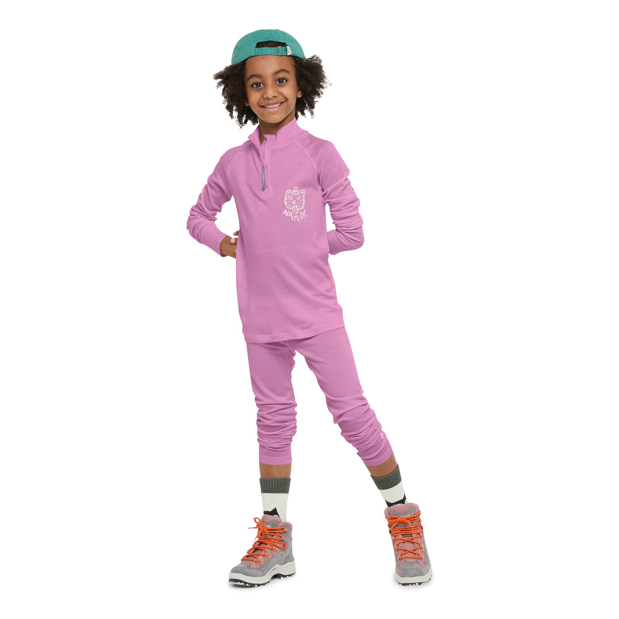Langarmshirt Honu Merino Half-Zip Rascal Taffy
