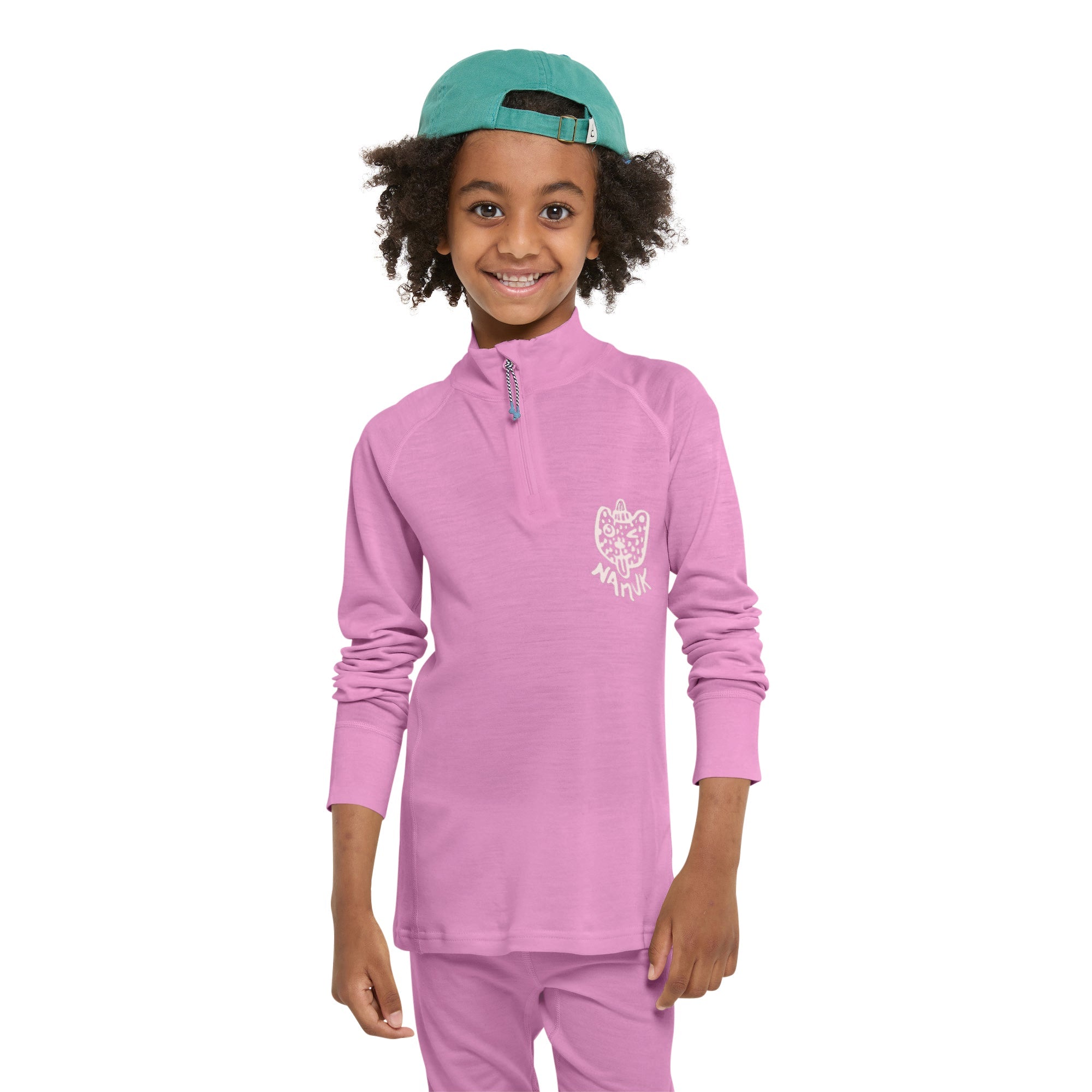Langarmshirt Honu Merino Half-Zip Rascal Taffy