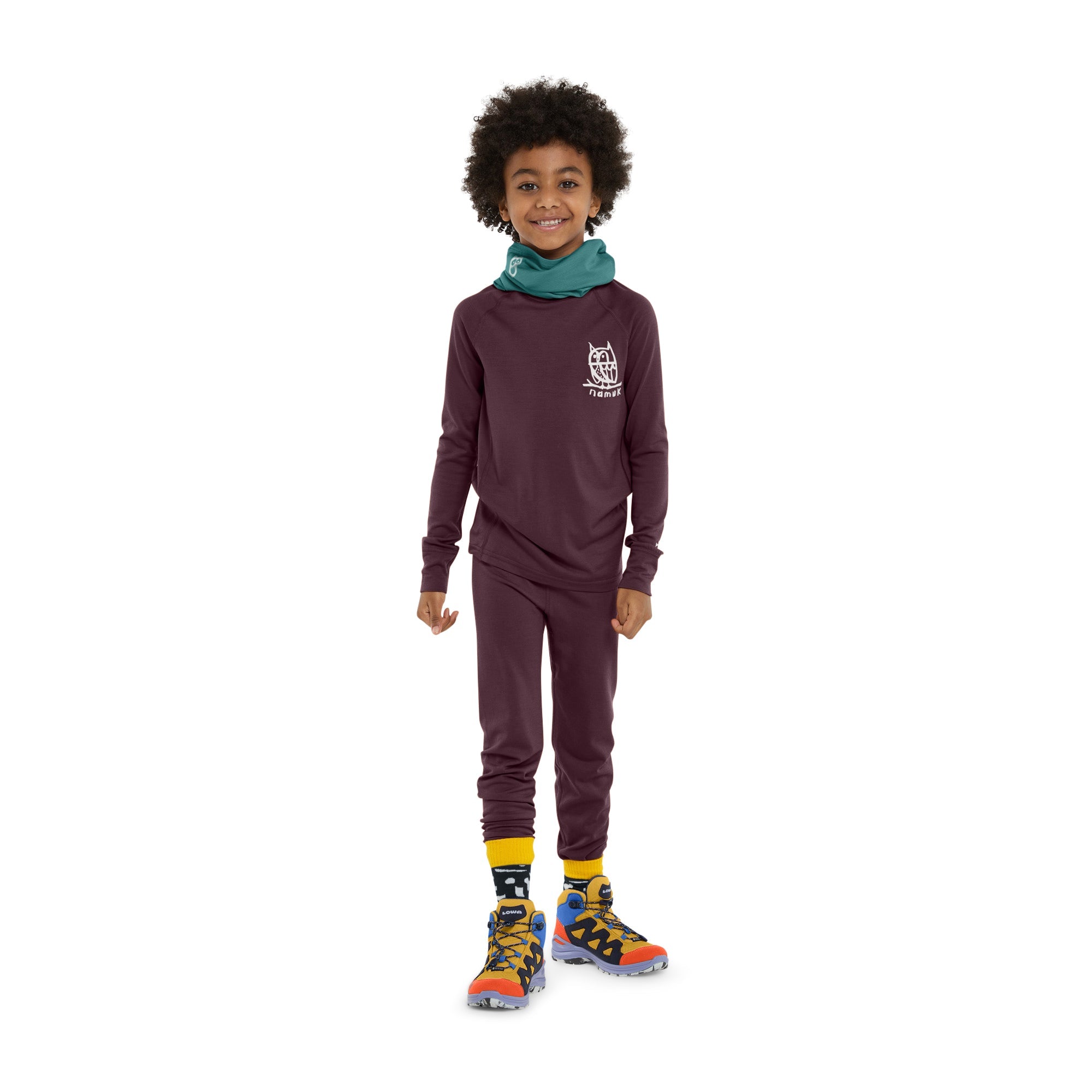 Leggings Sova Merino Mulberry