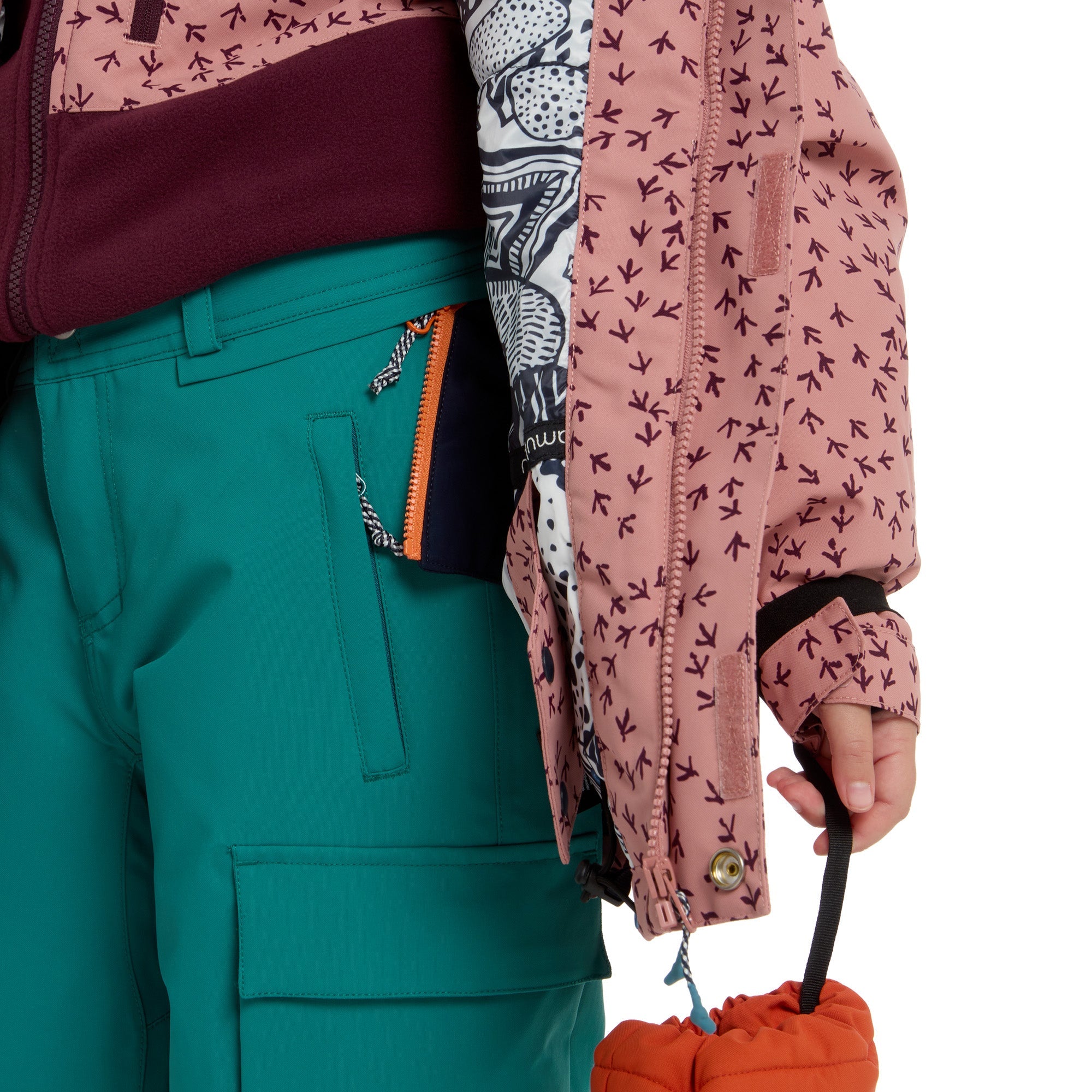 Skijacke Tove Senso Dark Rose