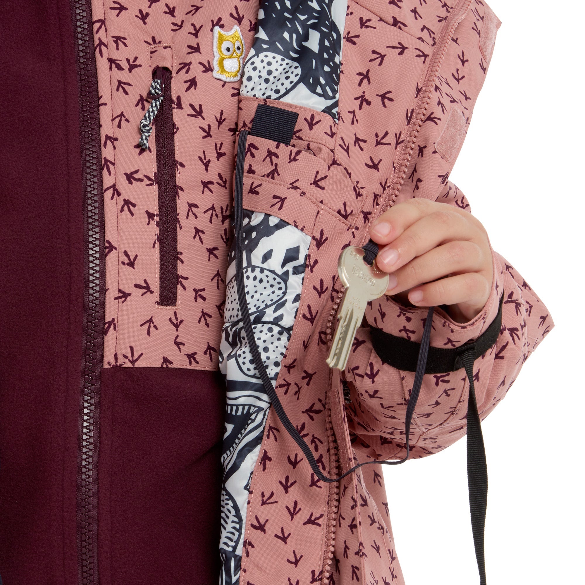 Skijacke Tove Senso Dark Rose