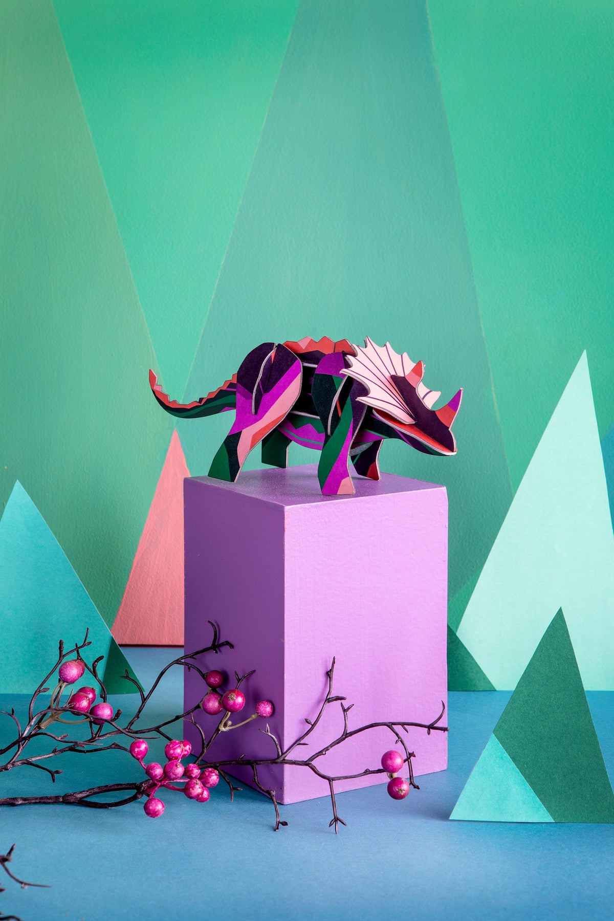 Bastelset Dinosaurier Triceratops