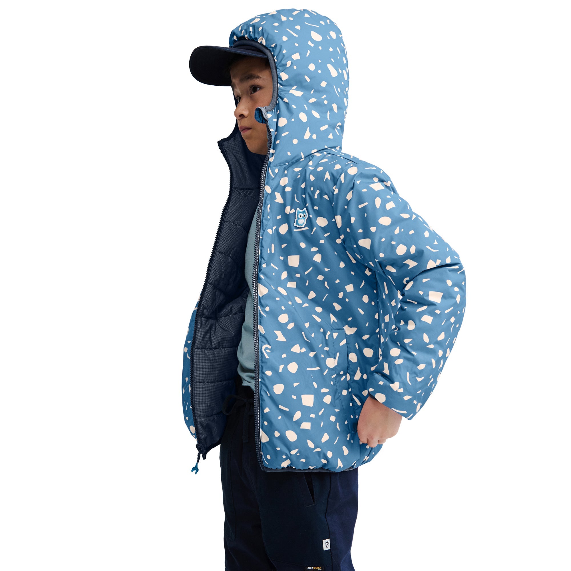 Veste réversible PrimaLoft Glow Underground True Navy / Corporate Blue