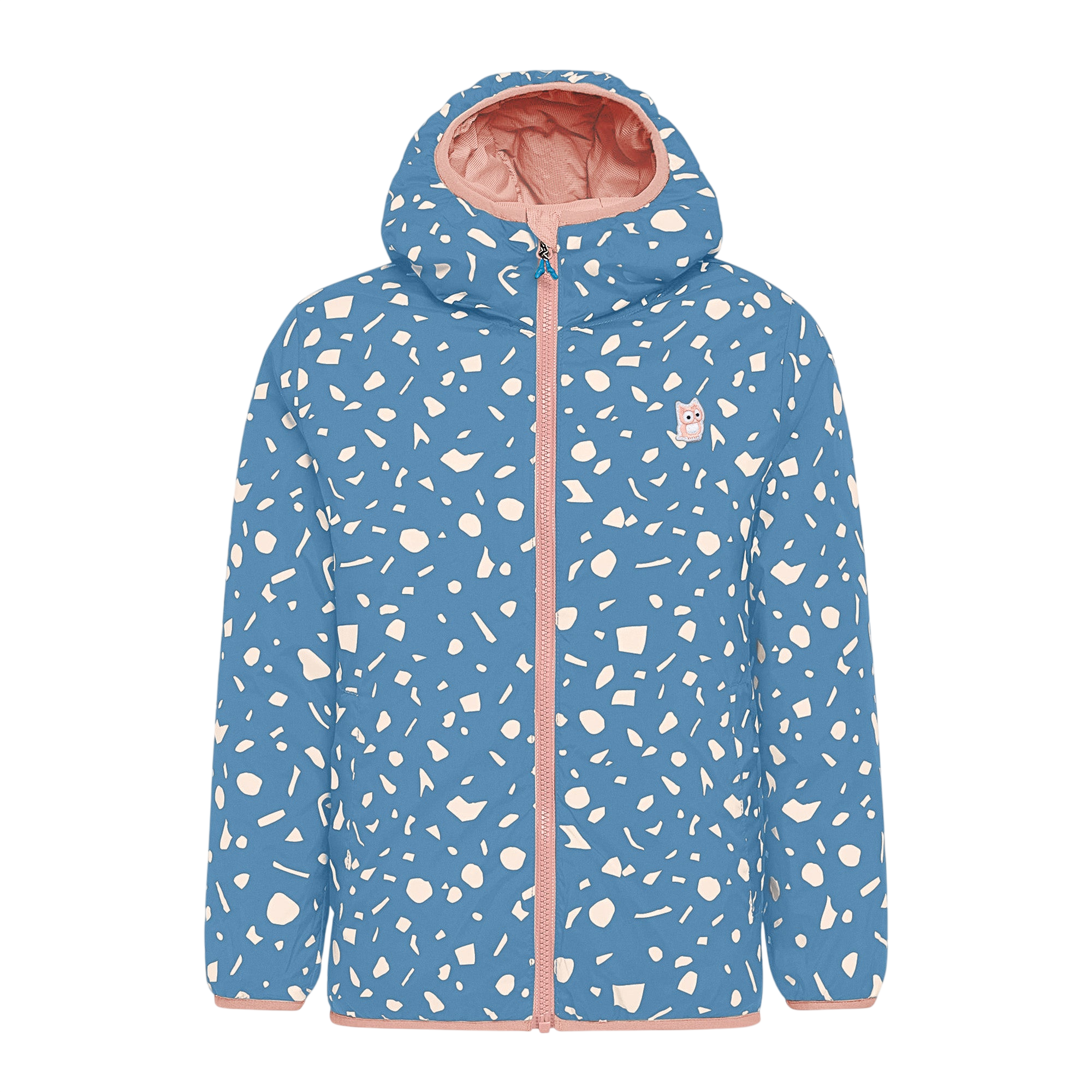 Wendbare Jacke PrimaLoft Glow Underground Sunset Rose / Corporate Blue