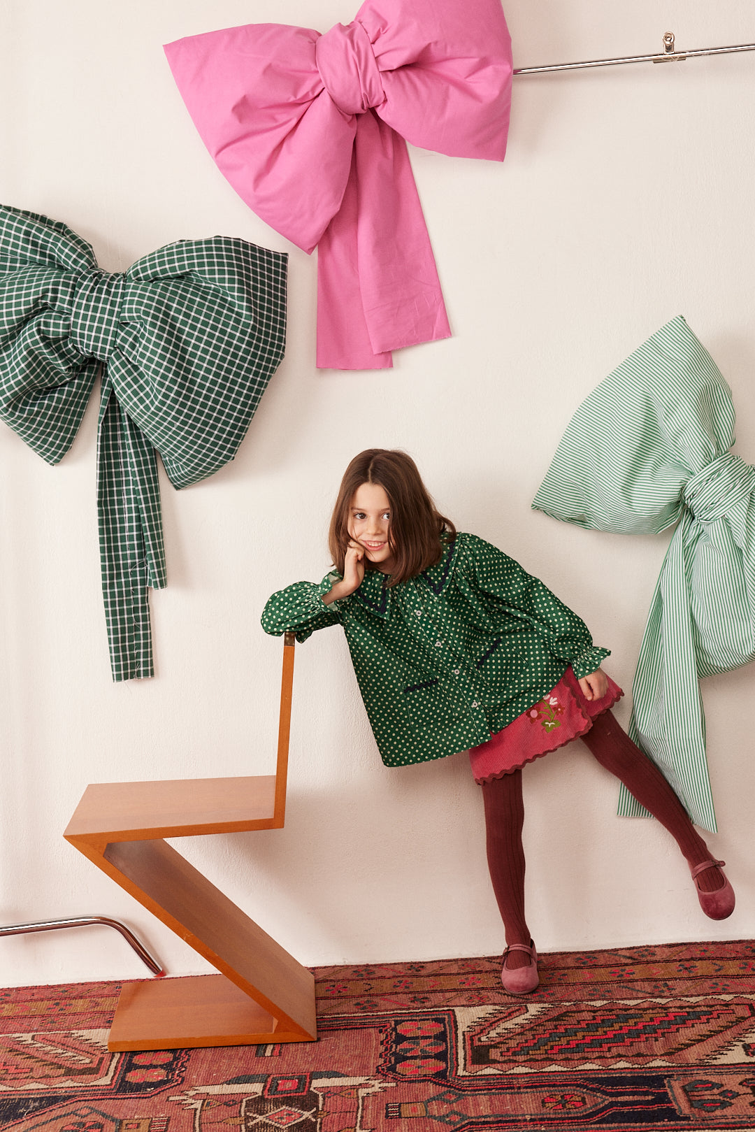 Flo Mint Dots Blouse
