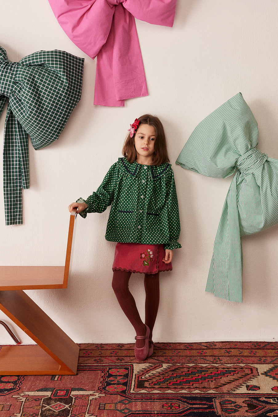 Flo Mint Dots Blouse