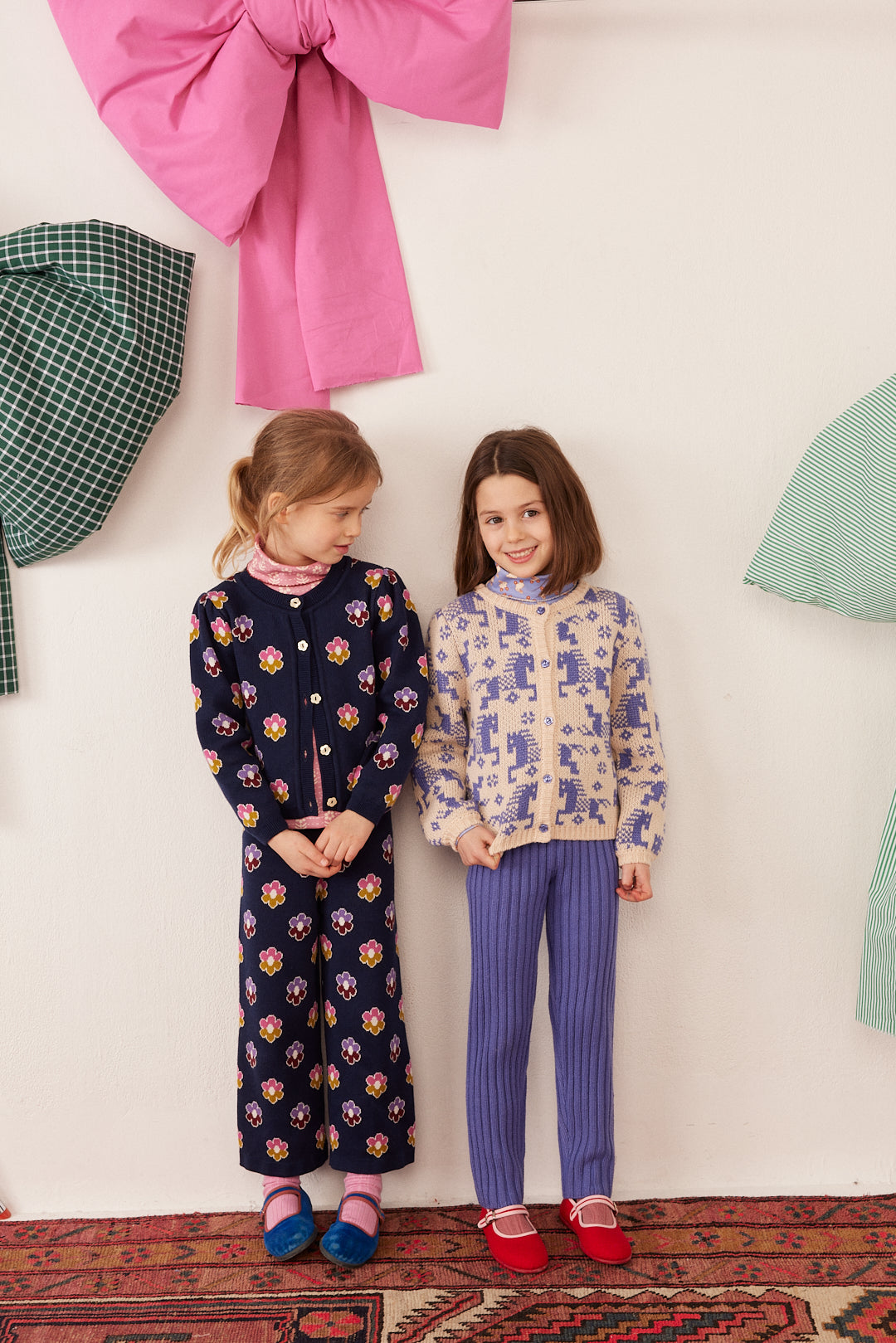 Twiggy Rabbit Blue Long-Sleeve T-Shirt