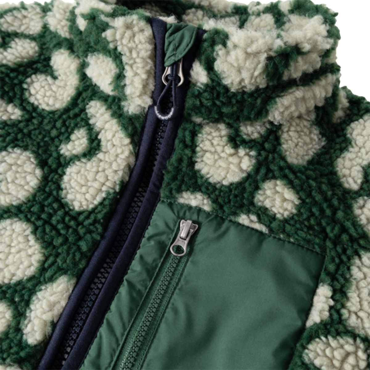 Jacke Nolan Pile Mega leo Garden green
