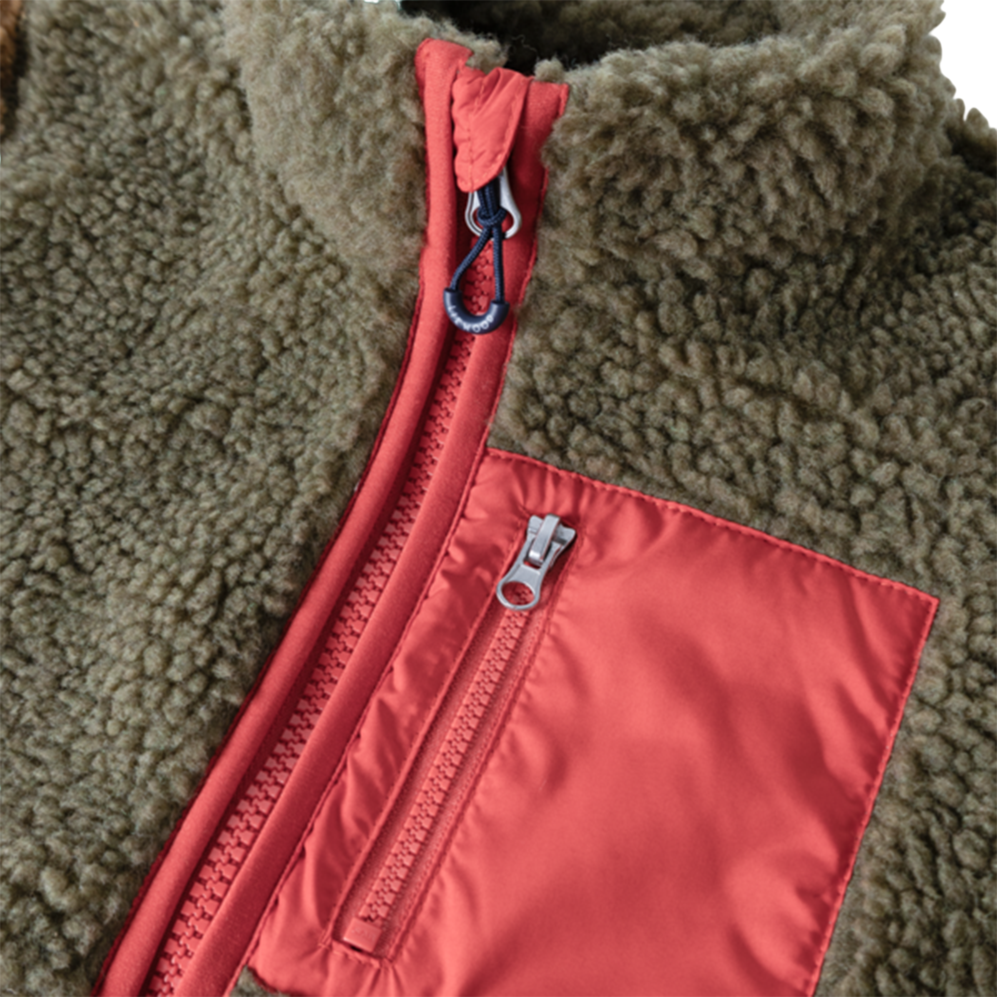 Jacke Nolan Pile Army brown multi mix