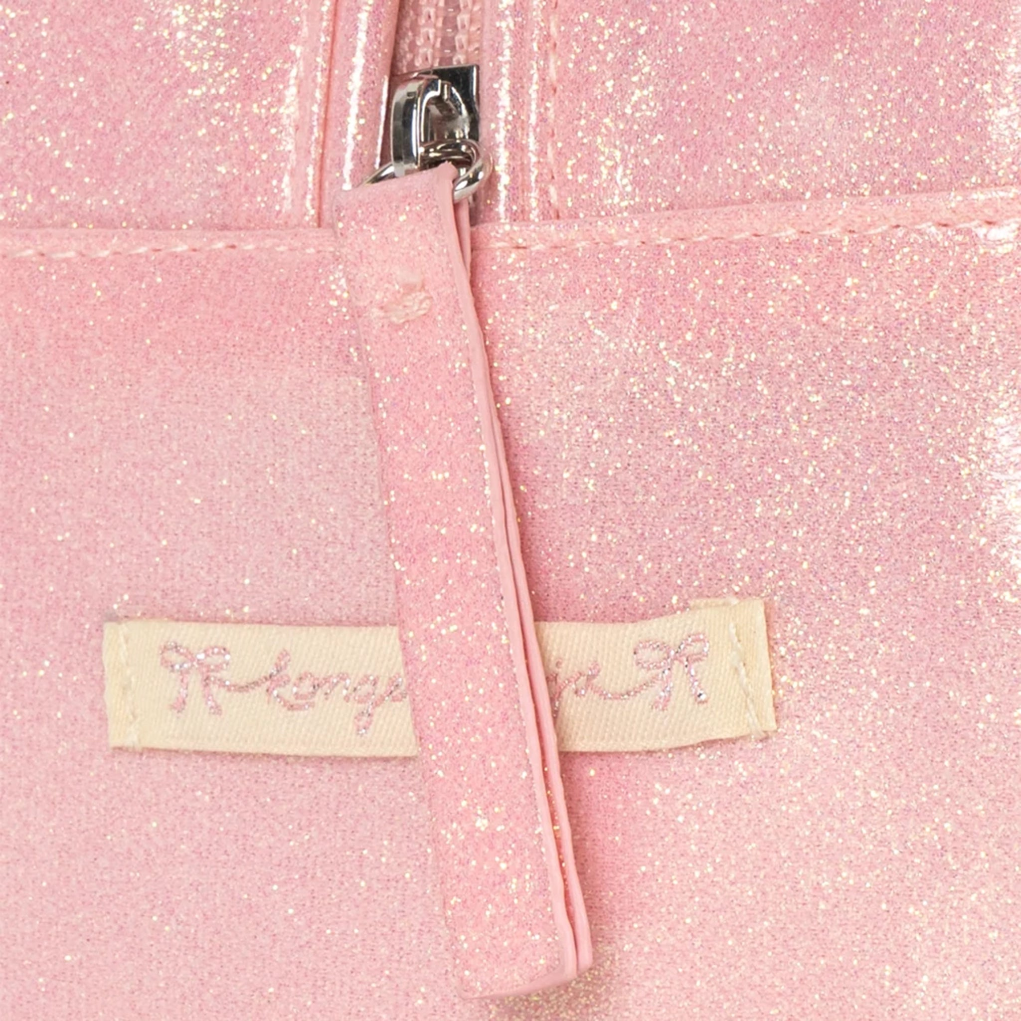 Pochette « chat » Cerise rose pailleté