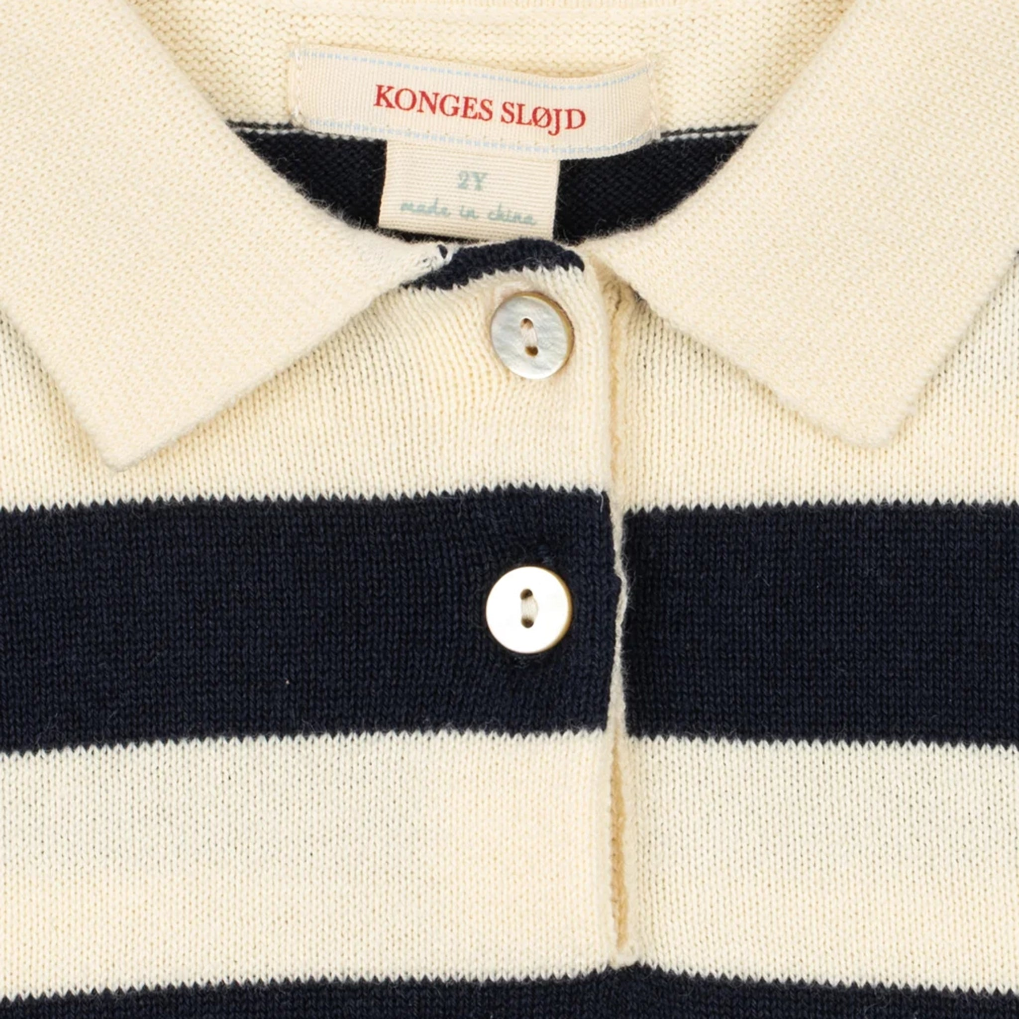 Manis Navy Stripe Knit Sweater