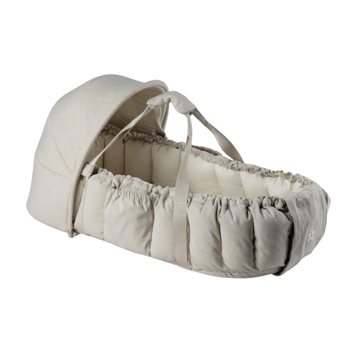 Nid pour bébé 3-en-1 avec capote, beige chiné